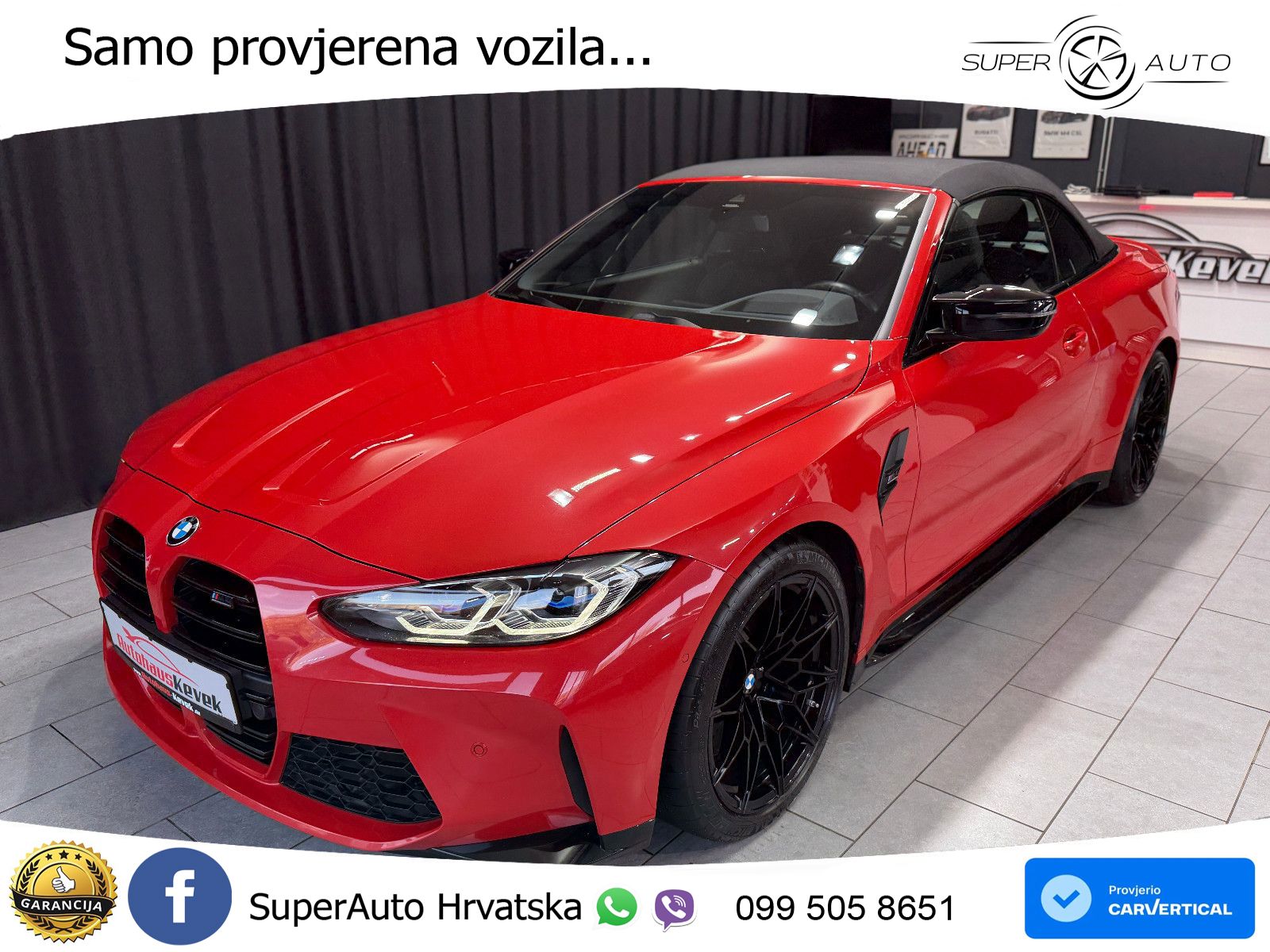 BMW M4 Convertible Competition 3.0 (510 KS) xDrive Steptronic