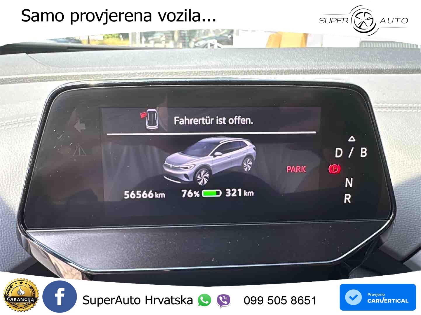 Volkswagen ID.4 Pro 82 kWh (286 KS) LED+GR SJED+ACC