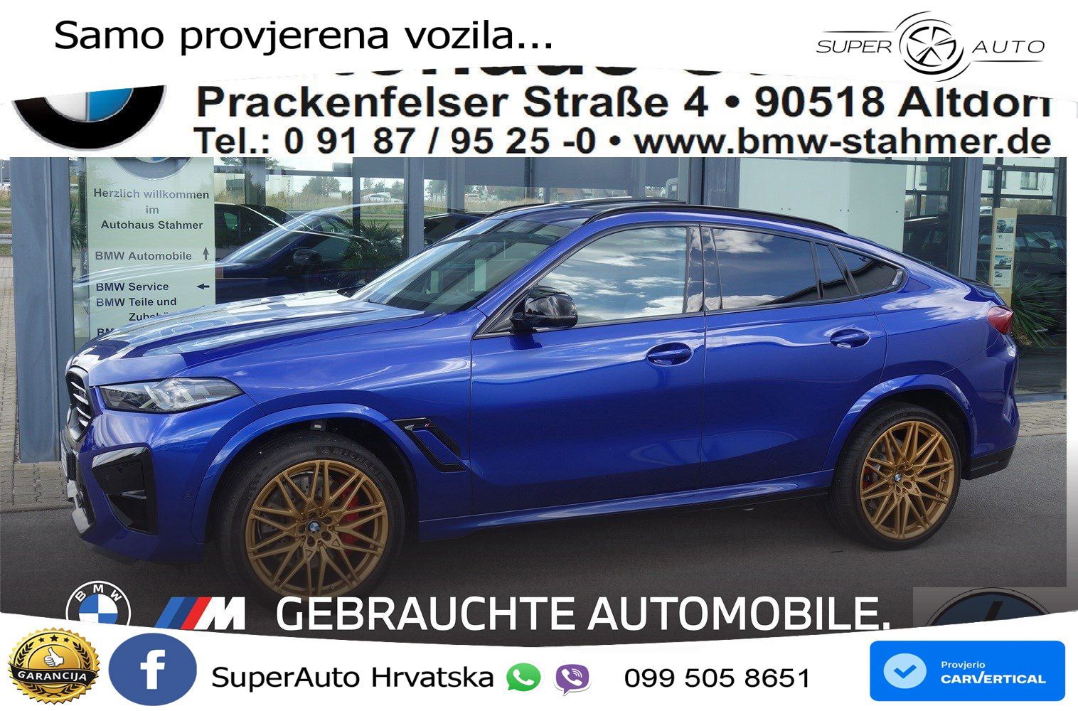 BMW X6 M Competition 4.4 V8 (625 KS) xDrive Steptronic LED+GR SJED+ACC