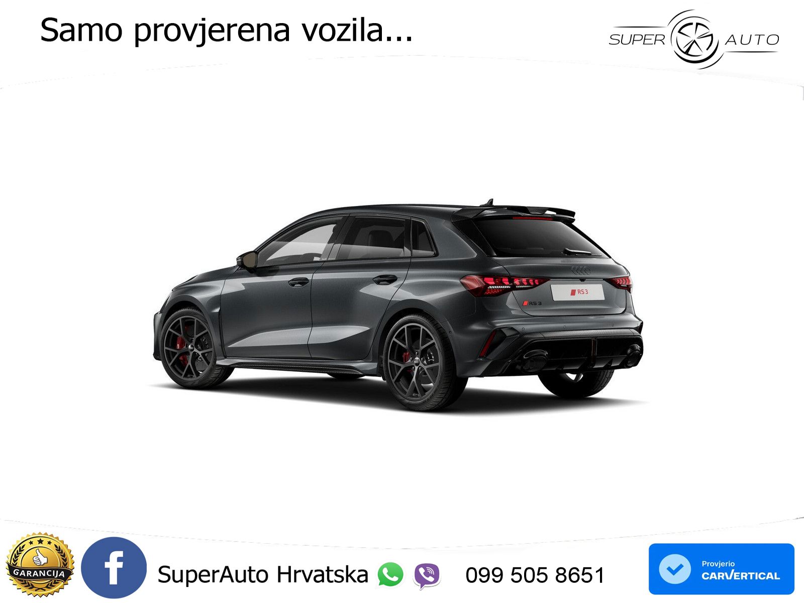 Audi RS3 Sportback 2.5 TFSI (400 KS) quattro S tronic LED+GR SJED+ACC
