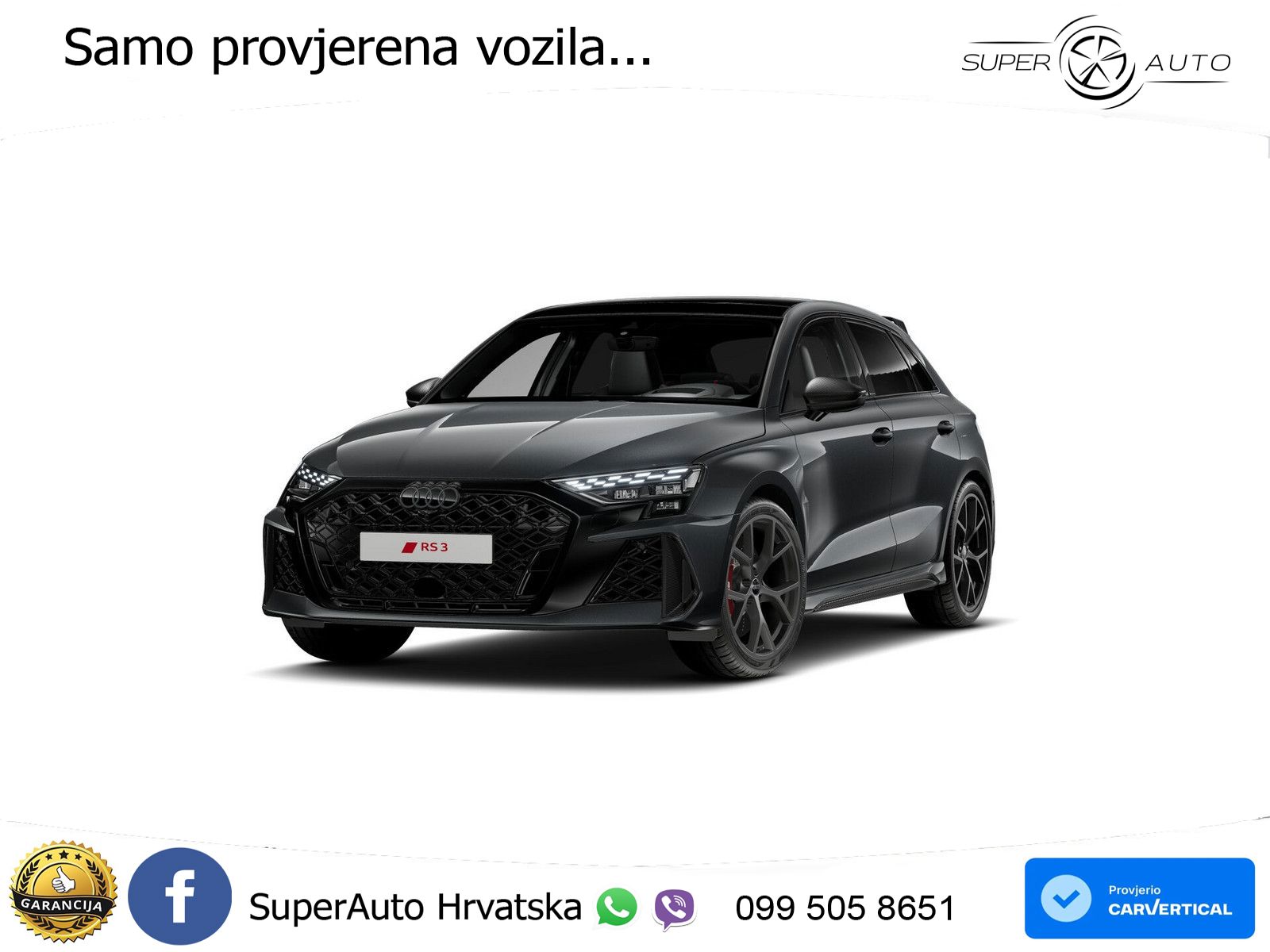 Audi RS3 Sportback 2.5 TFSI (400 KS) quattro S tronic LED+GR SJED+ACC