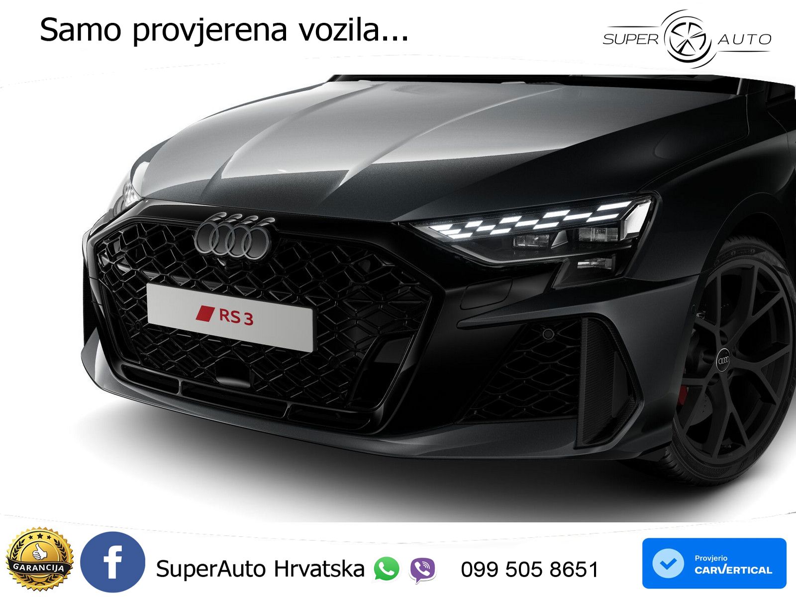 Audi RS3 Sportback 2.5 TFSI (400 KS) quattro S tronic LED+GR SJED+ACC