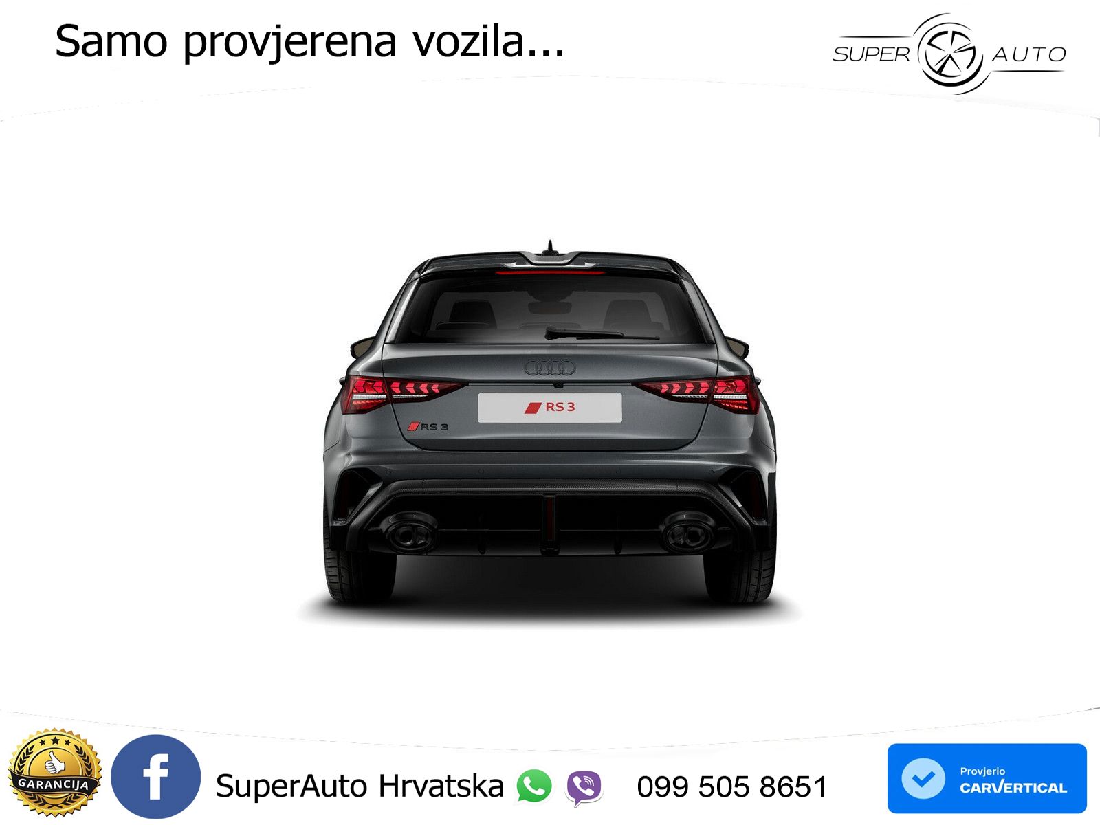 Audi RS3 Sportback 2.5 TFSI (400 KS) quattro S tronic LED+GR SJED+ACC
