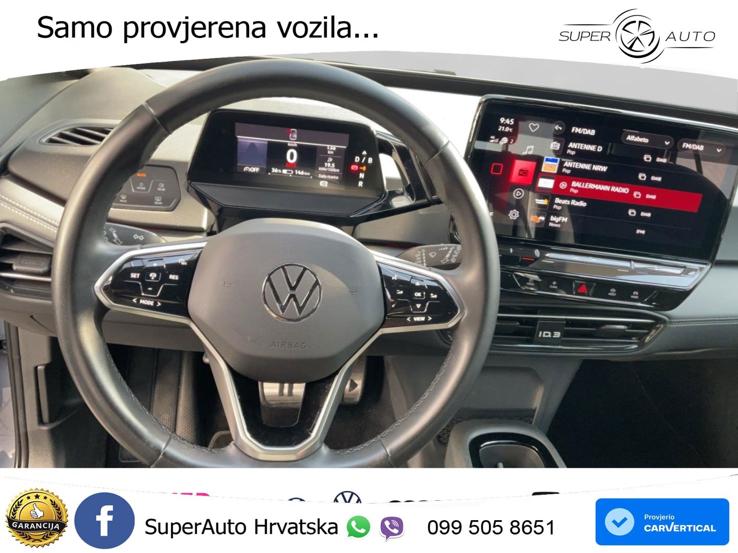 Volkswagen ID.3 Pro 62 kWh (204 KS) LED+ACC