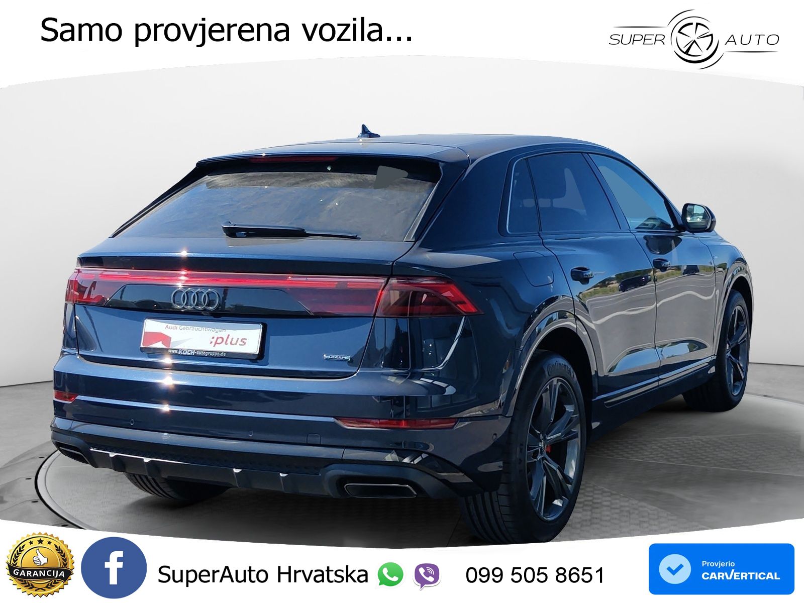Audi Q8 60 TFSIe V6 (490 KS) quattro Tiptronic