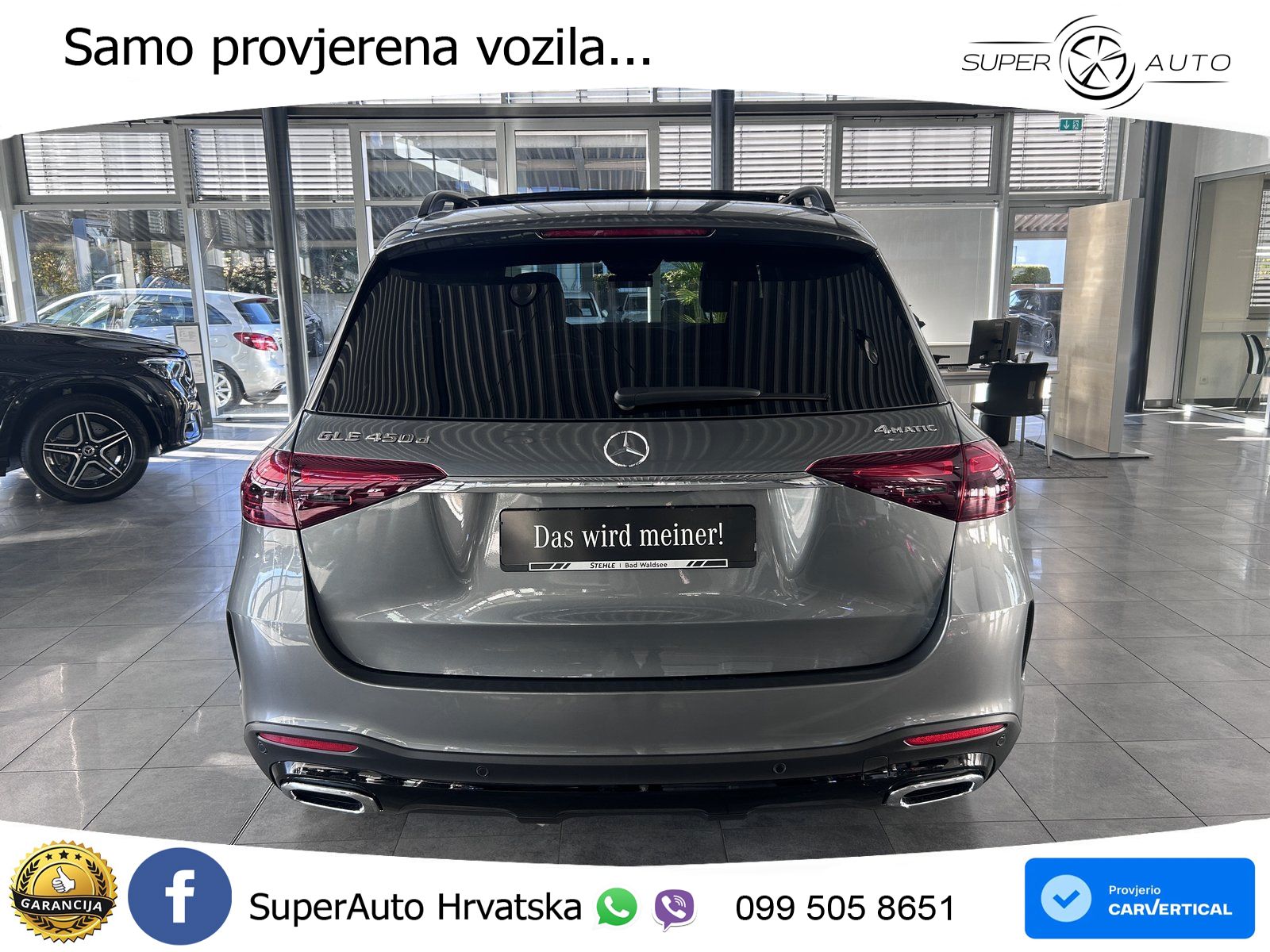 Mercedes GLE 450d (367 KS) EQ Boost 4MATIC 9G-TRONIC AMG LED+GR SJED+ACC