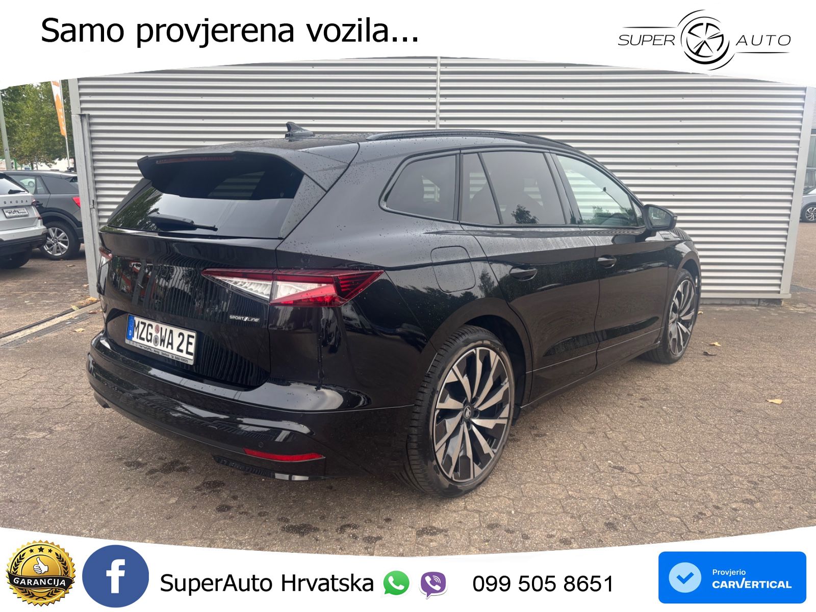 Škoda Enyaq 85 82 kWh (286 KS) SportLine LED+GR SJED+ACC