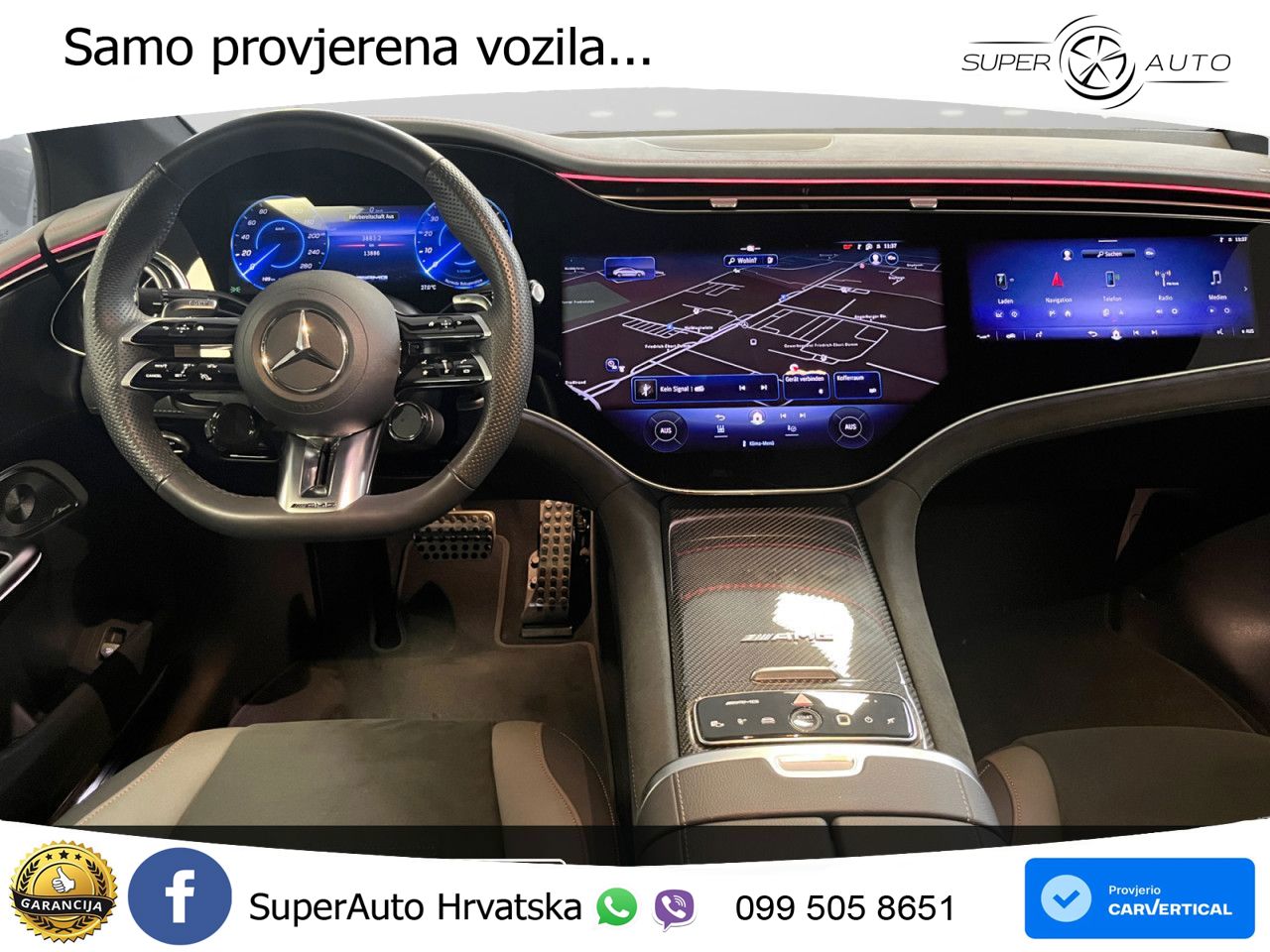 Mercedes EQE AMG 43 100 kWh (476 KS) 4MATIC ZRAČNI+ACC+GR SJED+360+PANO