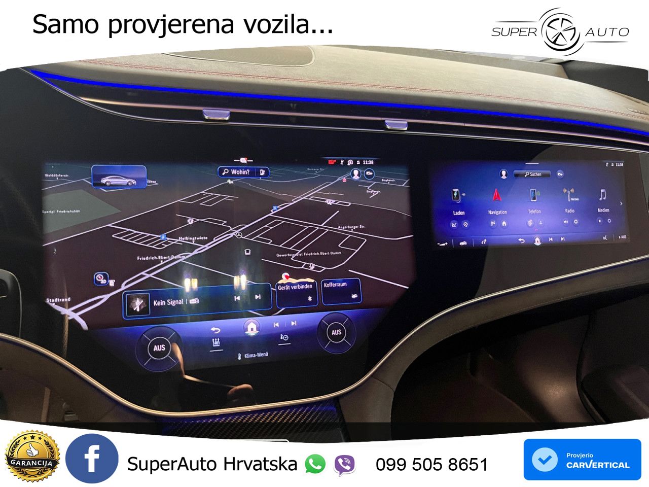 Mercedes EQE AMG 43 100 kWh (476 KS) 4MATIC ZRAČNI+ACC+GR SJED+360+PANO
