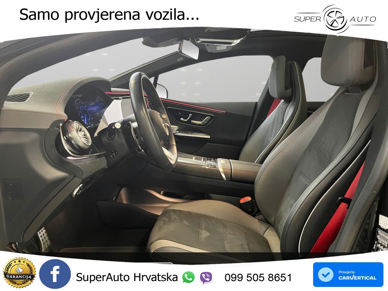 Mercedes EQE AMG 43 100 kWh (476 KS) 4MATIC ZRAČNI+ACC+GR SJED+360+PANO