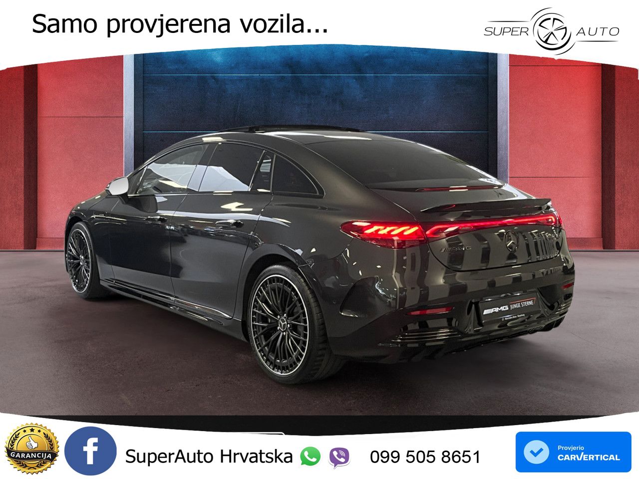 Mercedes EQE AMG 43 100 kWh (476 KS) 4MATIC ZRAČNI+ACC+GR SJED+360+PANO