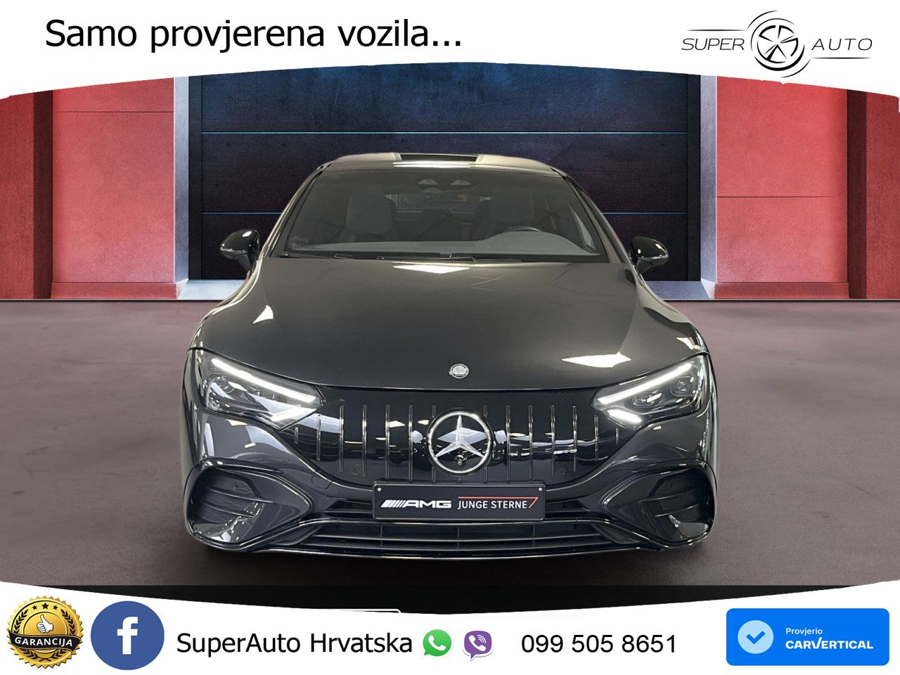 Mercedes EQE AMG 43 100 kWh (476 KS) 4MATIC ZRAČNI+ACC+GR SJED+360+PANO