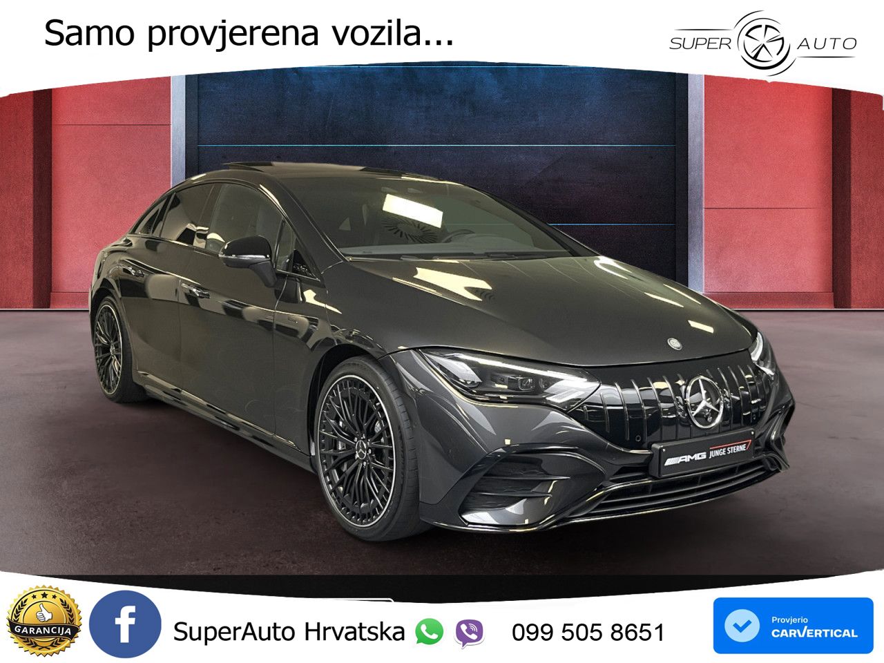 Mercedes EQE AMG 43 100 kWh (476 KS) 4MATIC ZRAČNI+ACC+GR SJED+360+PANO