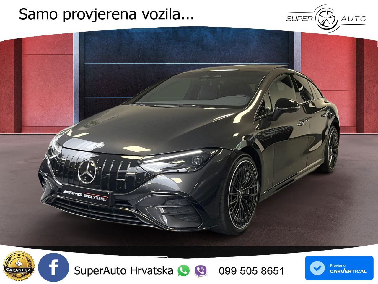 Mercedes EQE AMG 43 100 kWh (476 KS) 4MATIC ZRAČNI+ACC+GR SJED+360+PANO