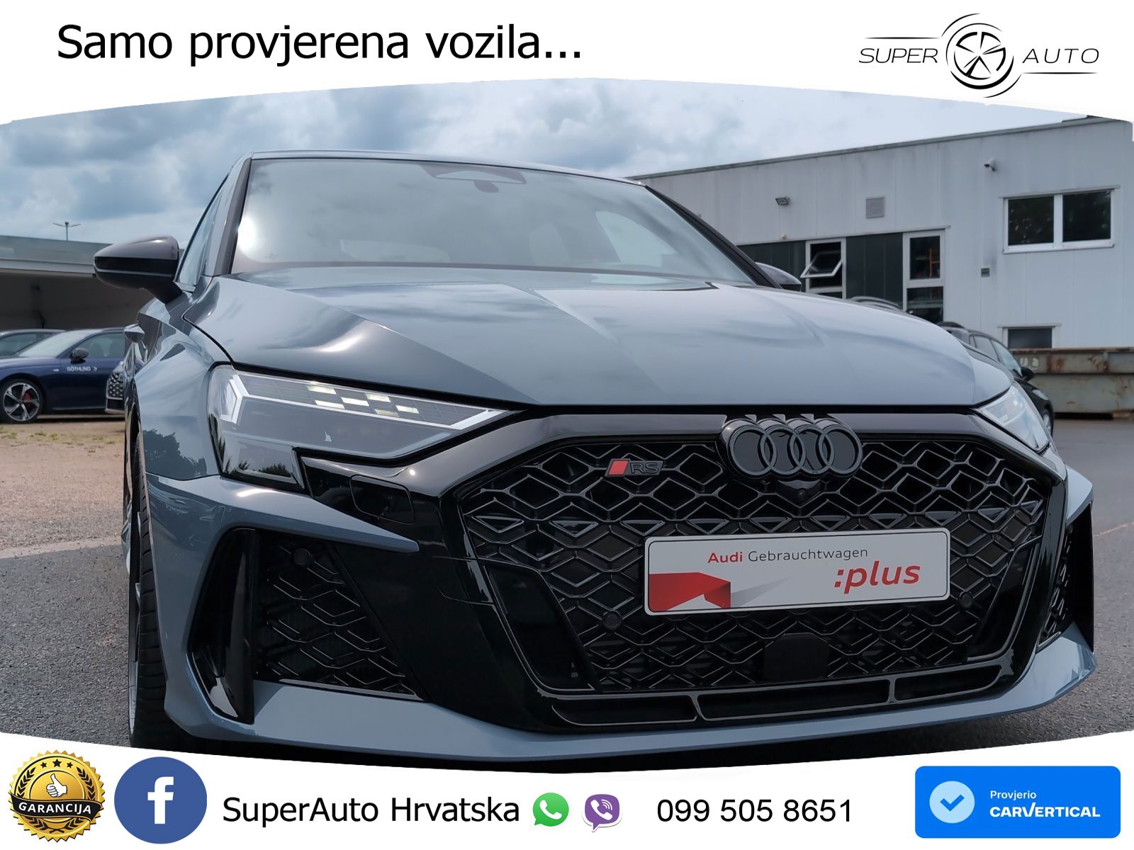 Audi RS3 Sedan 2.5 TFSI (400 KS) quattro S tronic LED+GR SJED+ACC