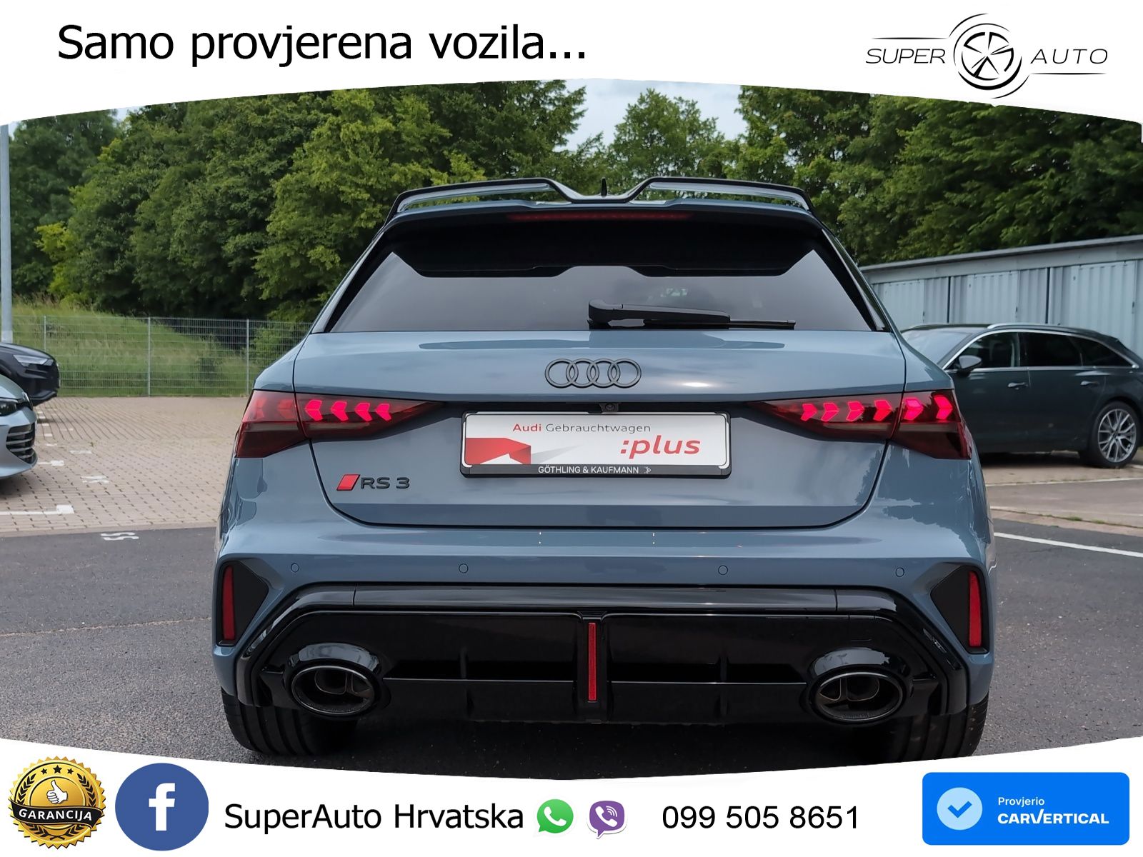 Audi RS3 Sedan 2.5 TFSI (400 KS) quattro S tronic LED+GR SJED+ACC