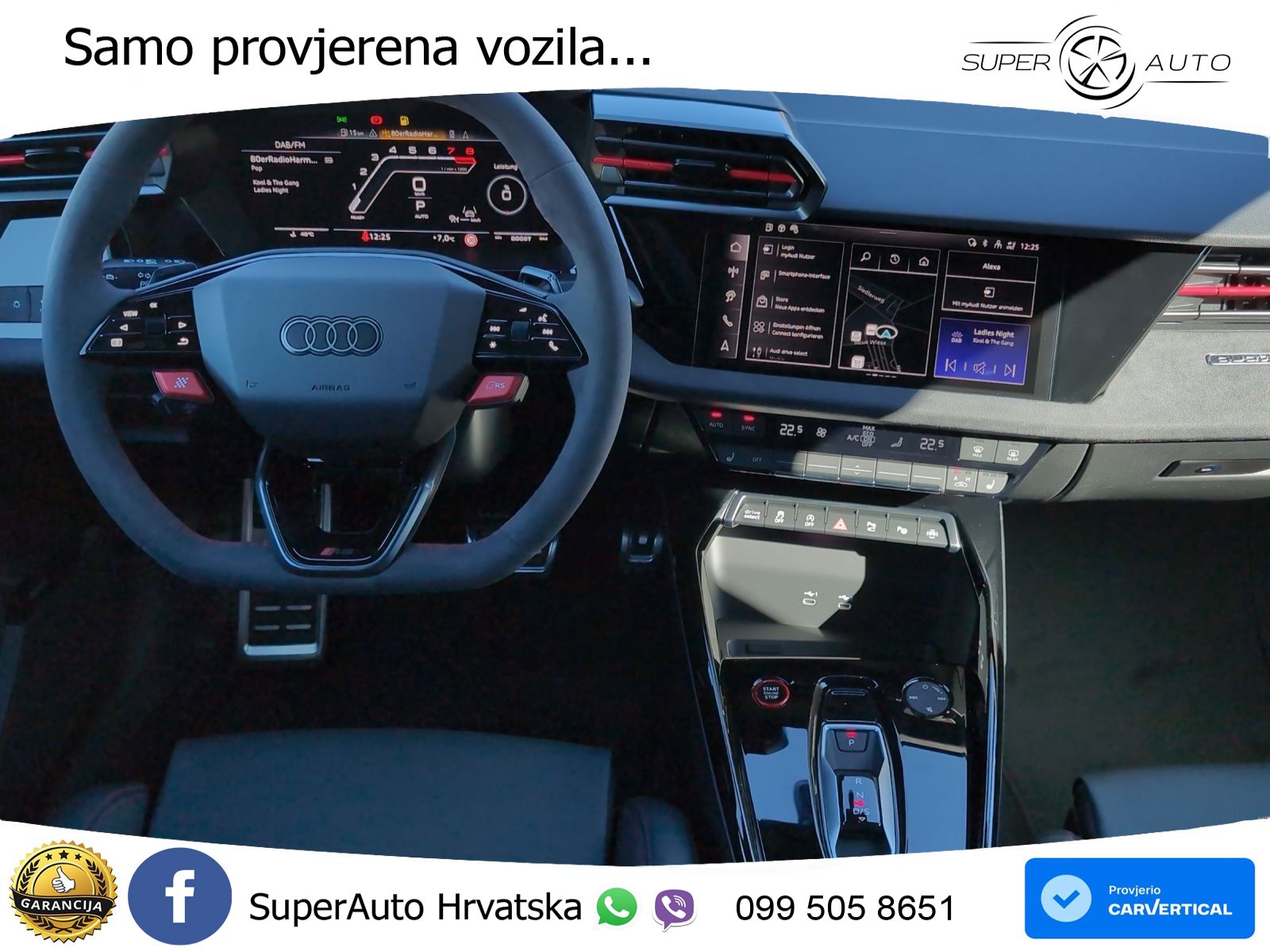 Audi RS3 Sedan 2.5 TFSI (400 KS) quattro S tronic LED+GR SJED+ACC