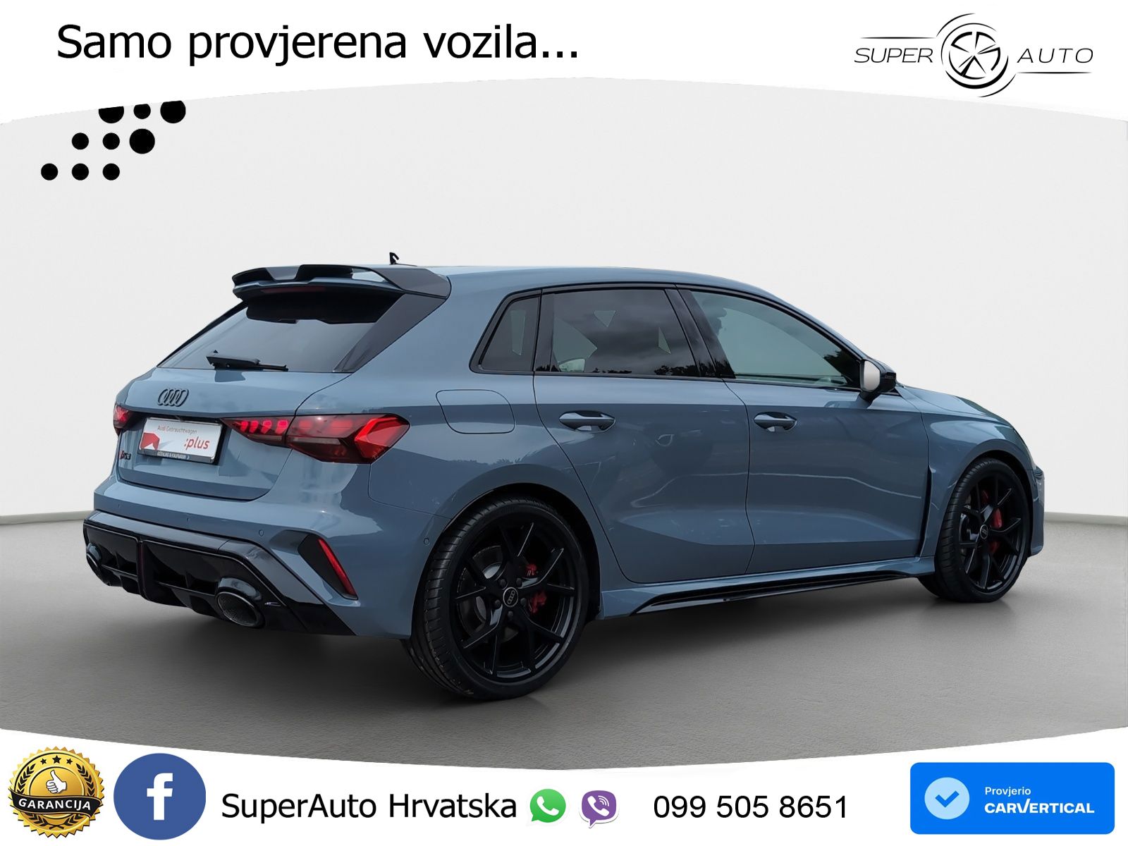 Audi RS3 Sedan 2.5 TFSI (400 KS) quattro S tronic LED+GR SJED+ACC
