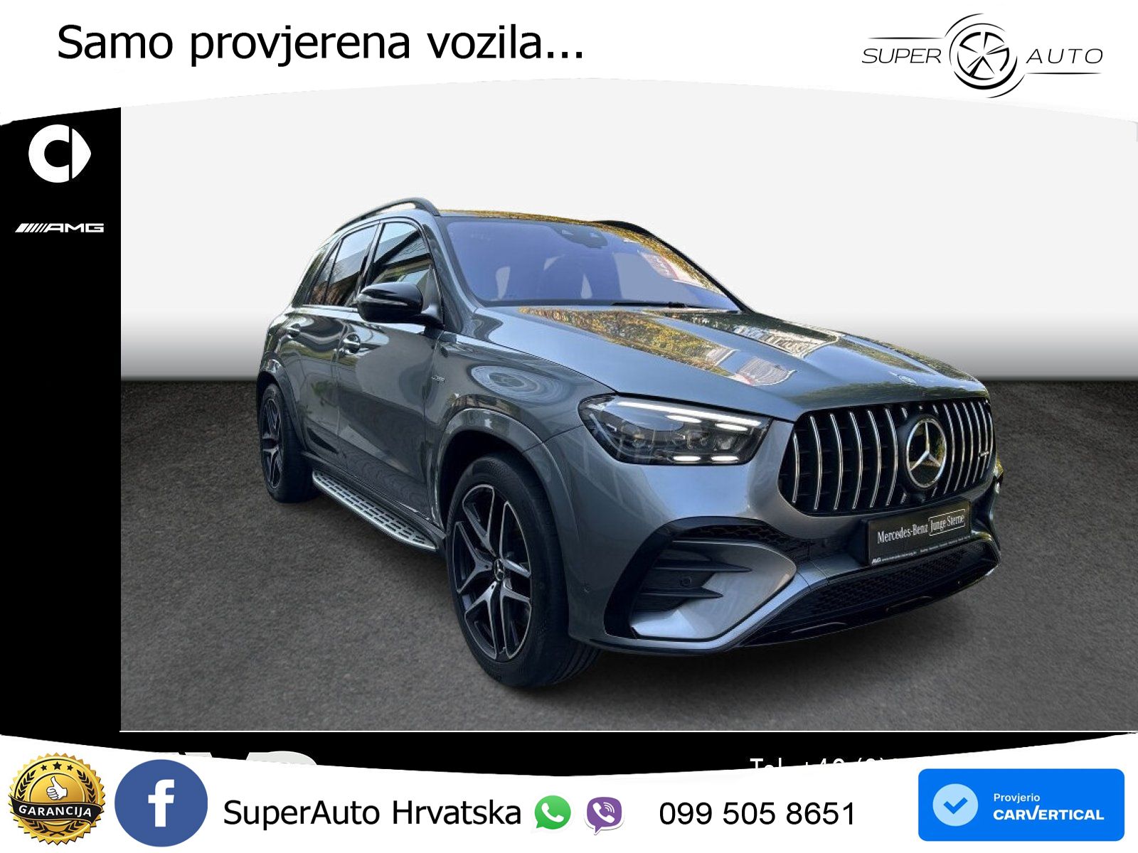 Mercedes AMG GLE 53 (435 KS) EQ Boost 4MATIC+ AMG SPEEDSHIFT TCT 9G LED+GR SJED+ACC