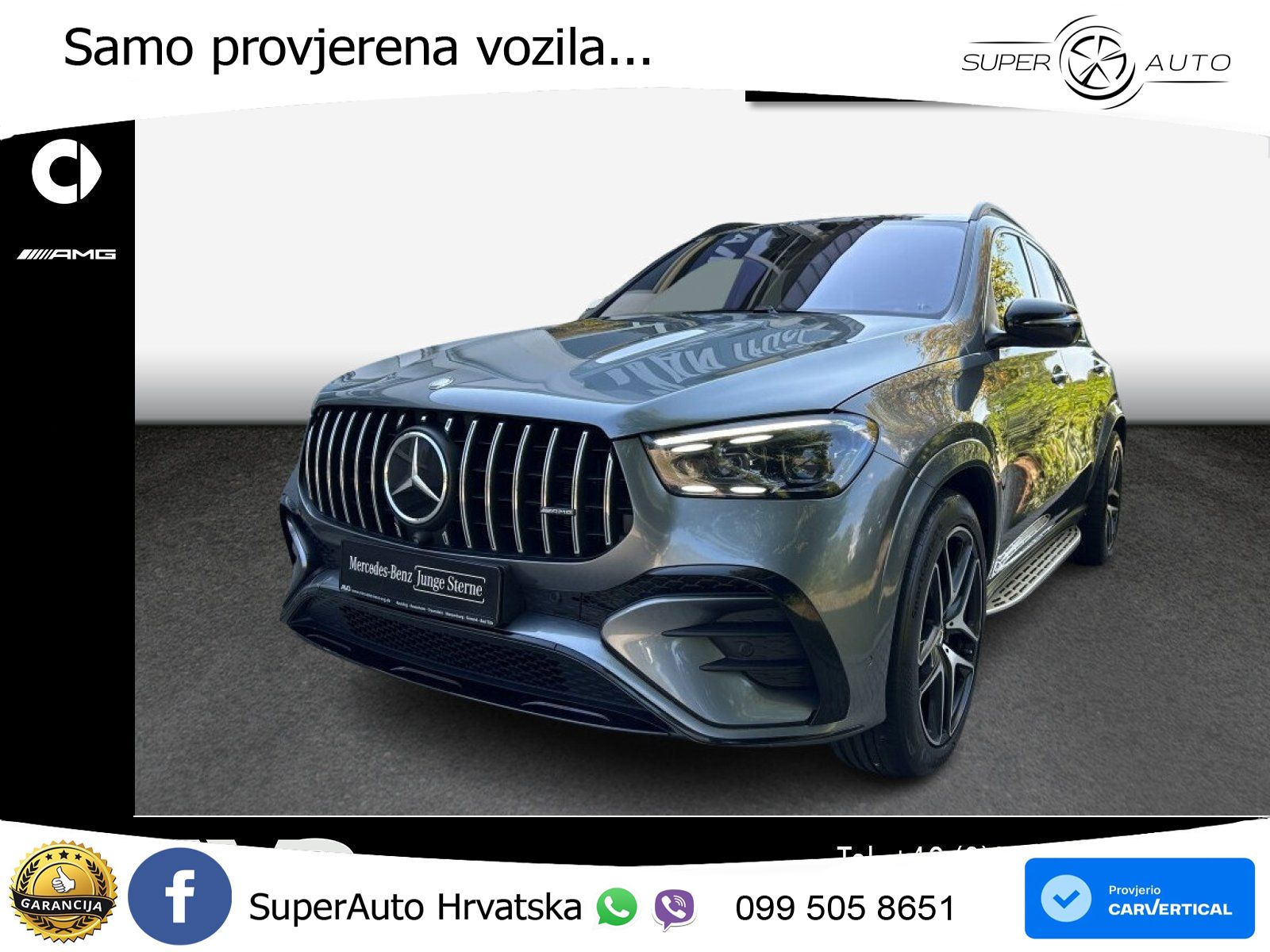 Mercedes AMG GLE 53 (435 KS) EQ Boost 4MATIC+ AMG SPEEDSHIFT TCT 9G LED+GR SJED+ACC