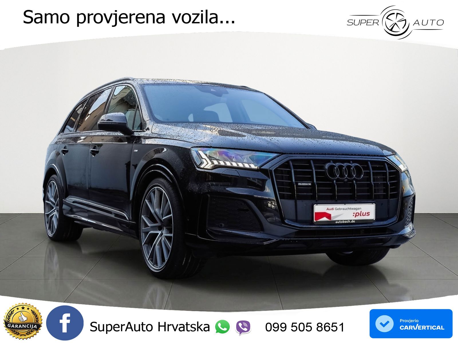 Audi Q7 S line 50TDI ZRAČNI, MATRIX, NAVI