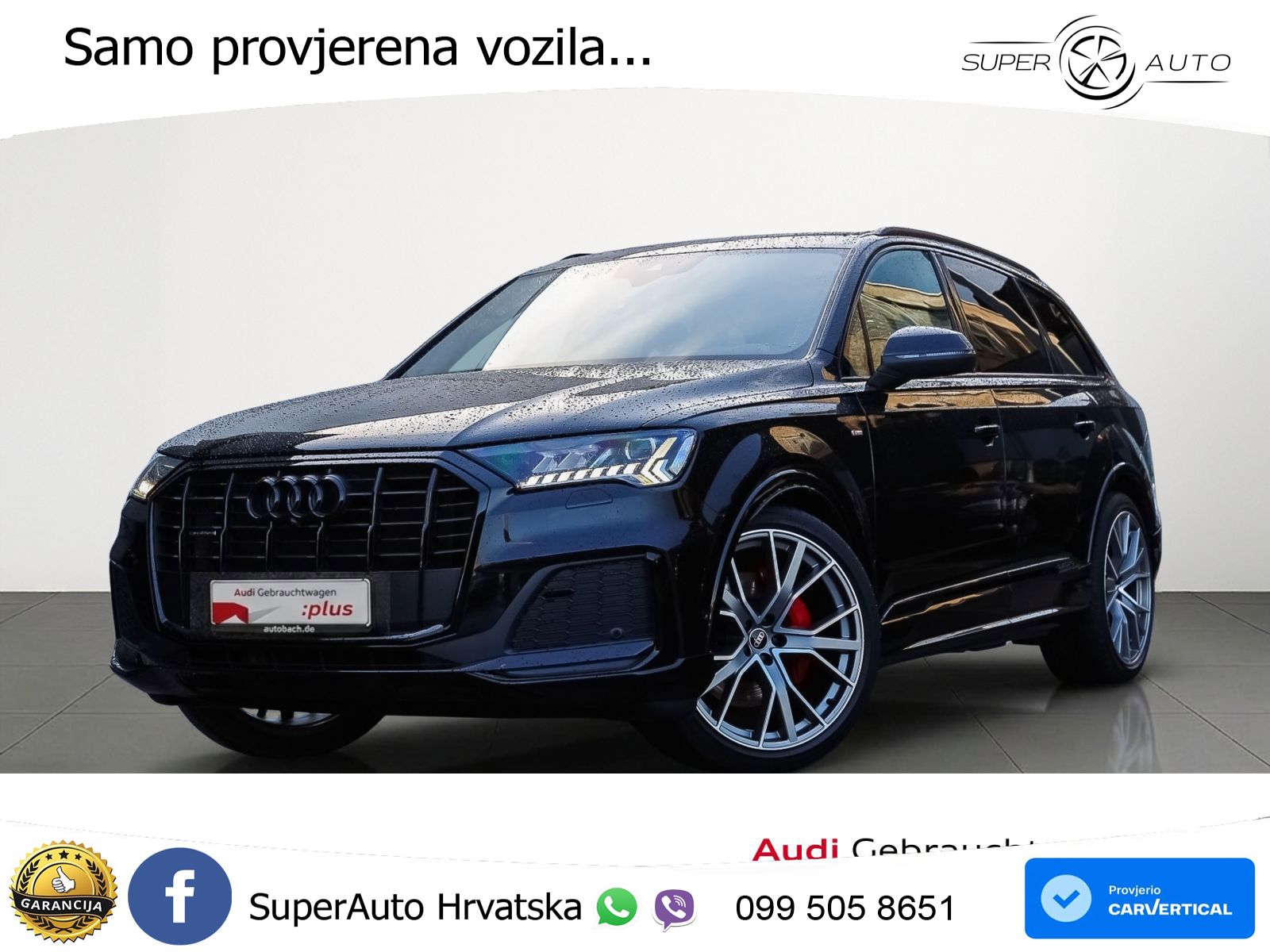 Audi Q7 S line 50TDI ZRAČNI, MATRIX, NAVI