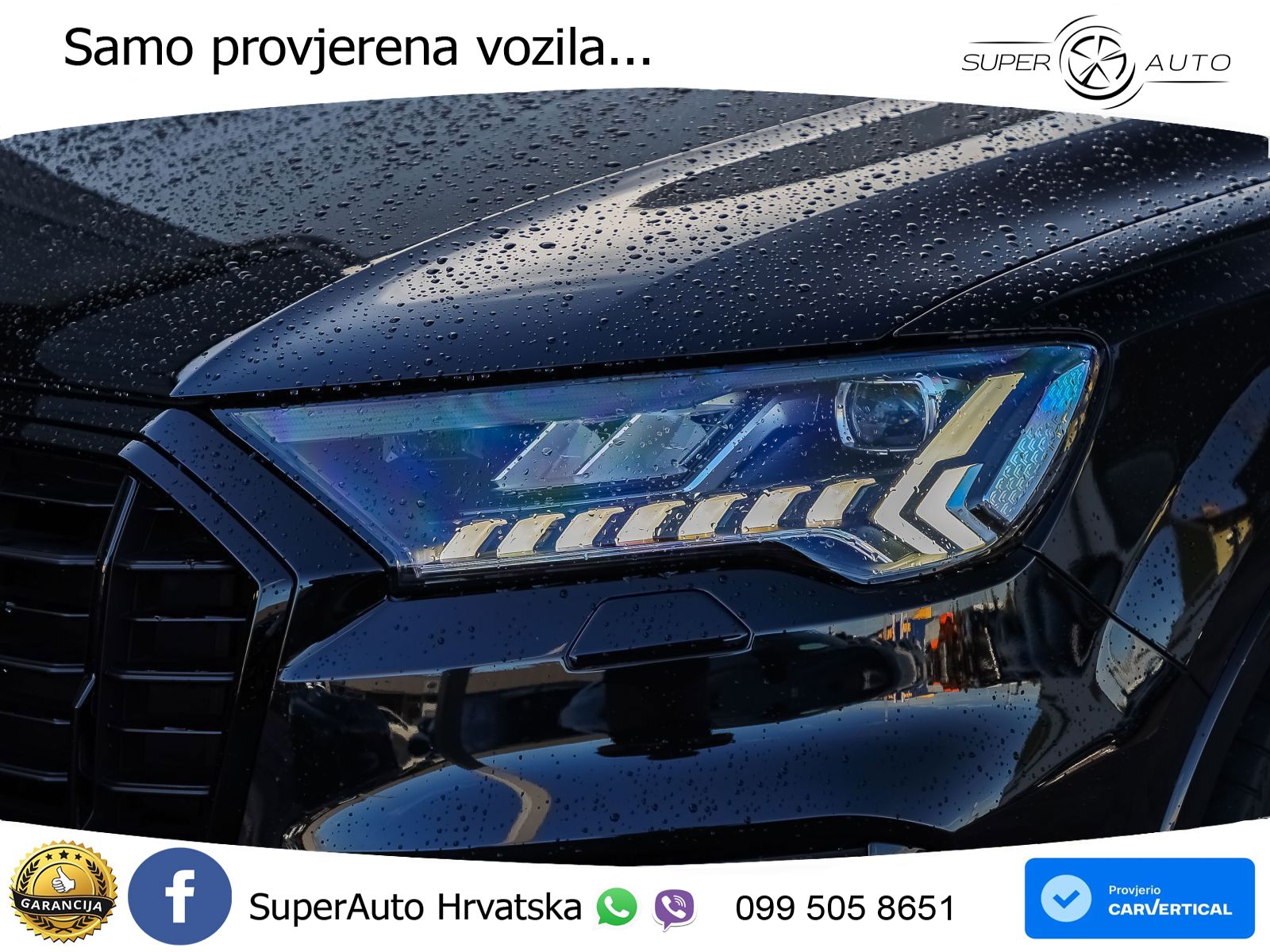 Audi Q7 S line 50TDI ZRAČNI, MATRIX, NAVI