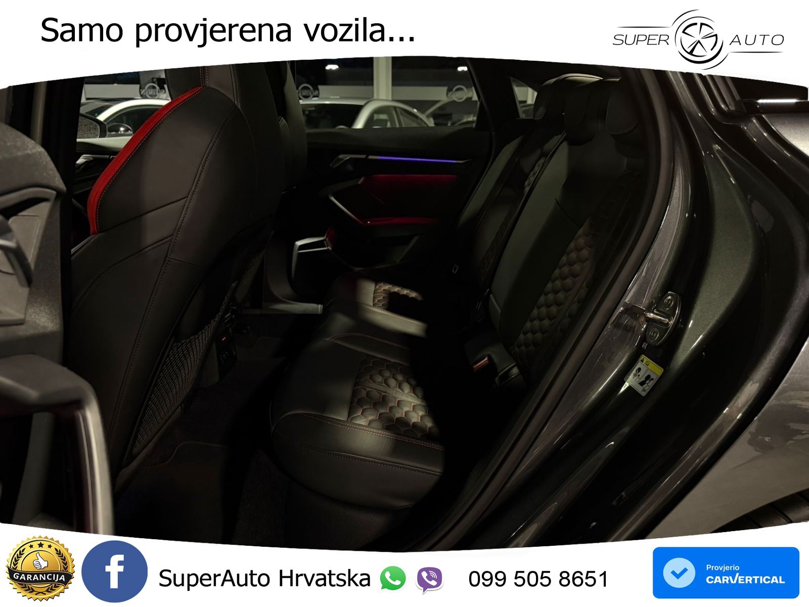 Audi RS3 Sportback 2.5 TFSI (400 KS) quattro S tronic