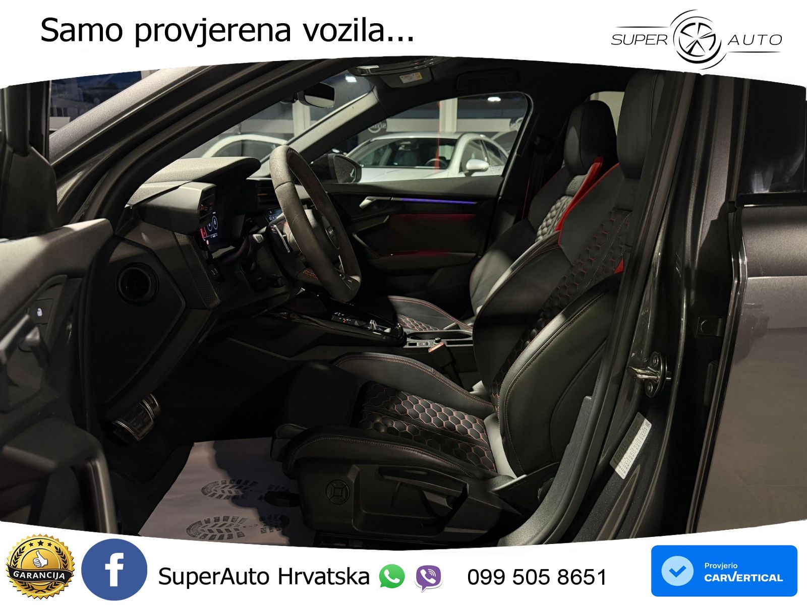 Audi RS3 Sportback 2.5 TFSI (400 KS) quattro S tronic