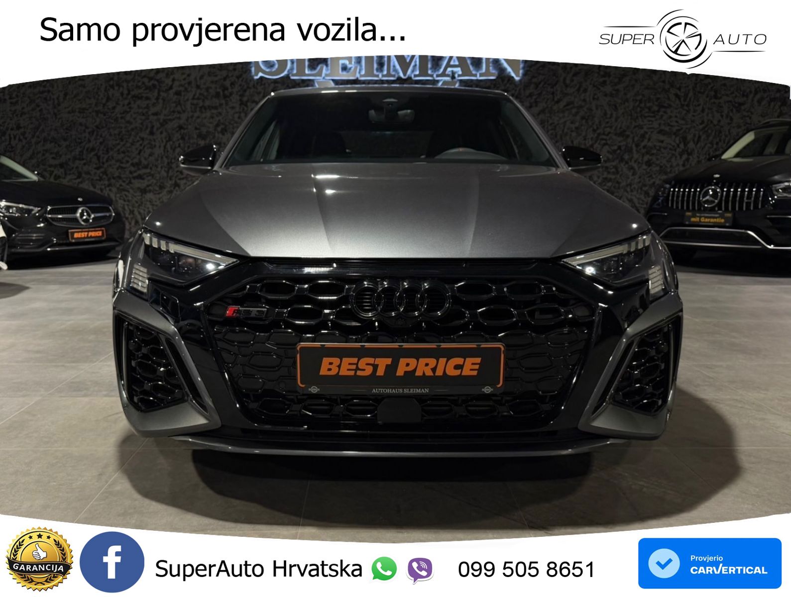 Audi RS3 Sportback 2.5 TFSI (400 KS) quattro S tronic