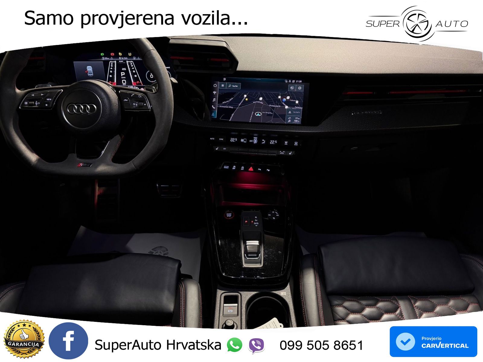 Audi RS3 Sportback 2.5 TFSI (400 KS) quattro S tronic