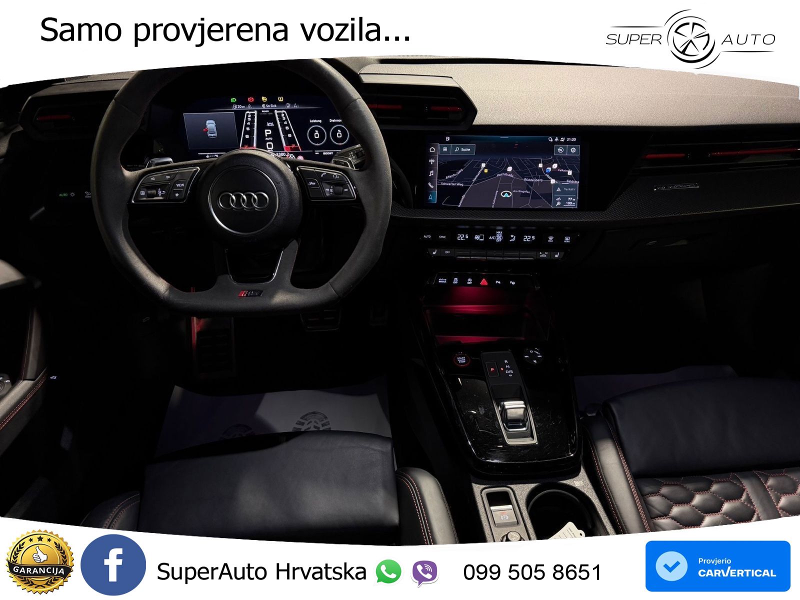 Audi RS3 Sportback 2.5 TFSI (400 KS) quattro S tronic