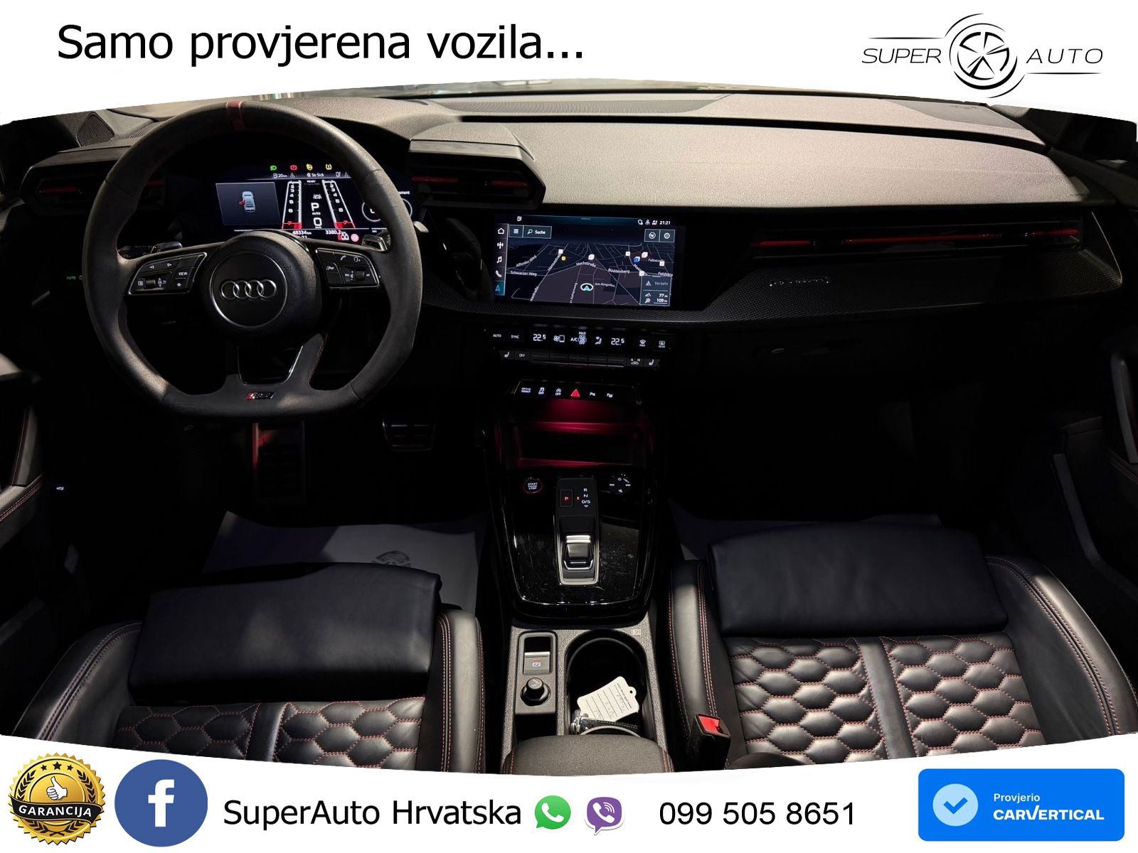 Audi RS3 Sportback 2.5 TFSI (400 KS) quattro S tronic