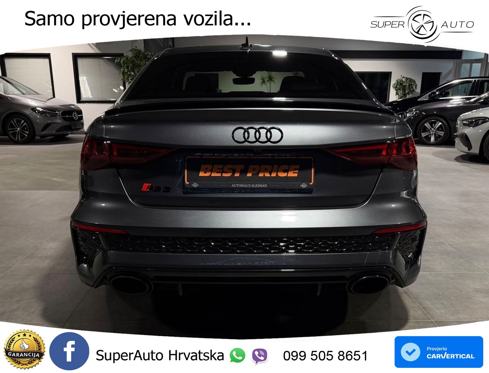Audi RS3 Sportback 2.5 TFSI (400 KS) quattro S tronic