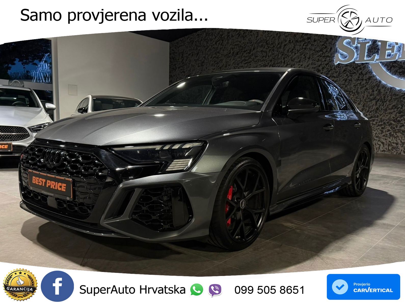 Audi RS3 Sportback 2.5 TFSI (400 KS) quattro S tronic