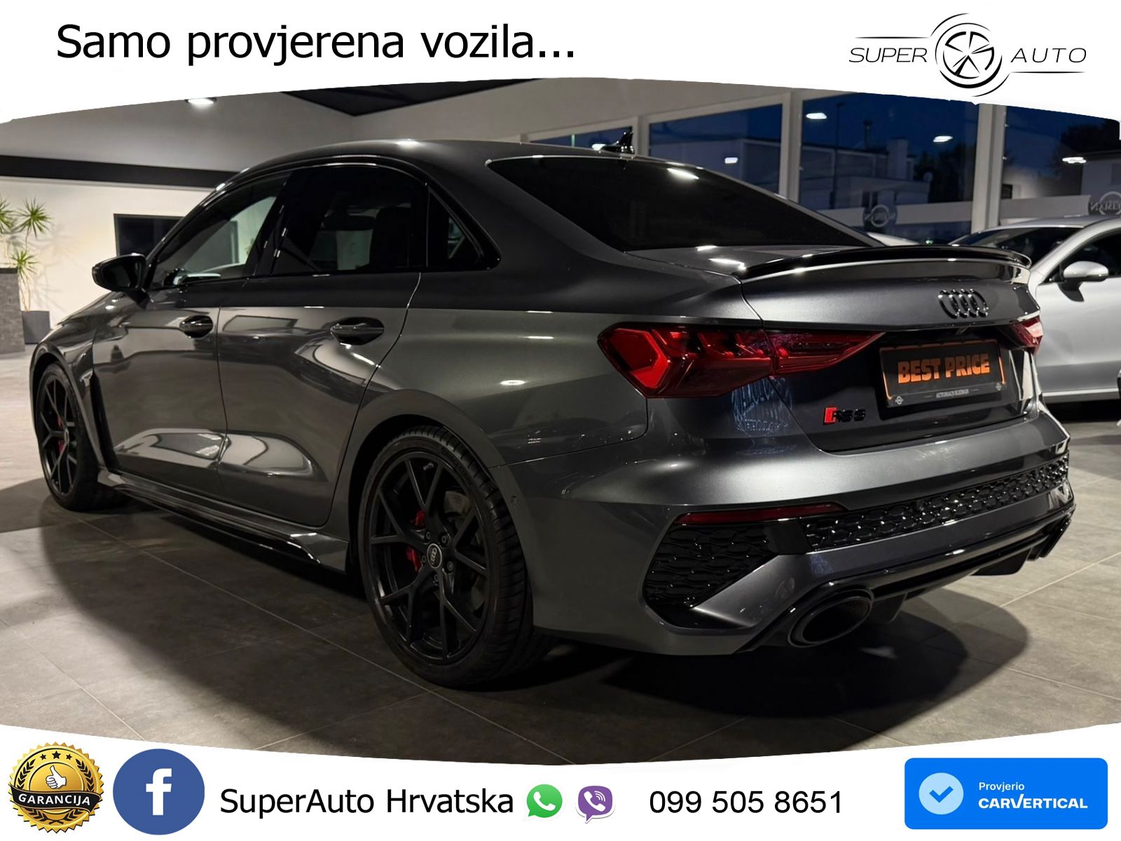 Audi RS3 Sportback 2.5 TFSI (400 KS) quattro S tronic