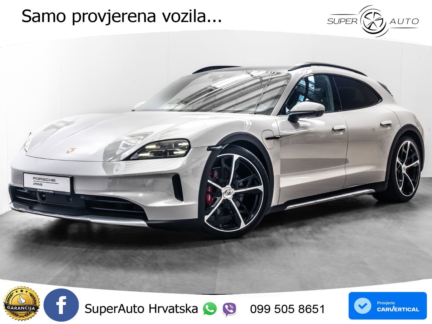 Porsche Taycan Cross Turismo 4S 105 kWh (598 KS)