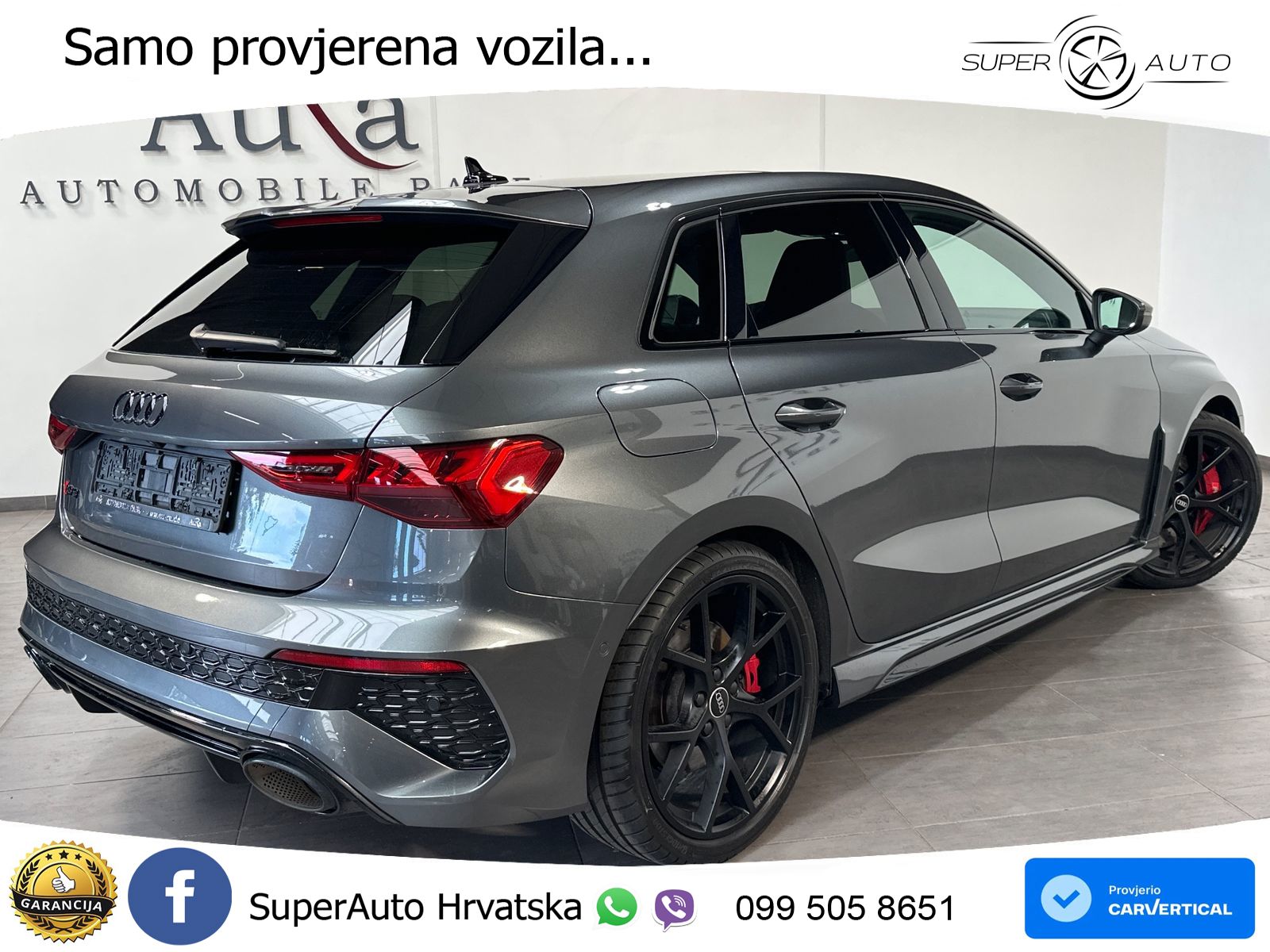 Audi RS3 Sedan 2.5 TFSI (400 KS) quattro S tronic LED+GR SJED+ACC