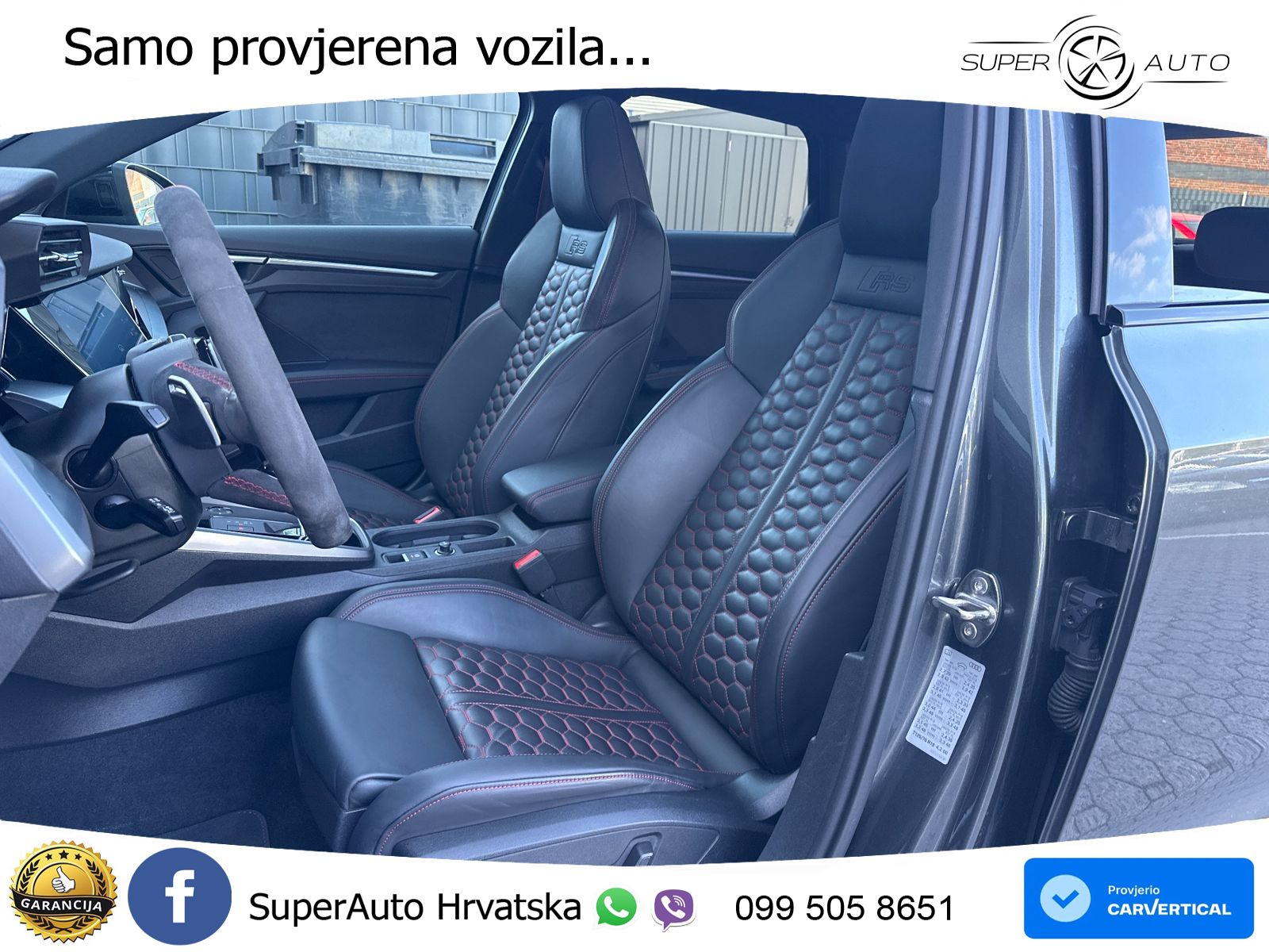 Audi RS3 Sedan 2.5 TFSI (400 KS) quattro S tronic LED+GR SJED+ACC