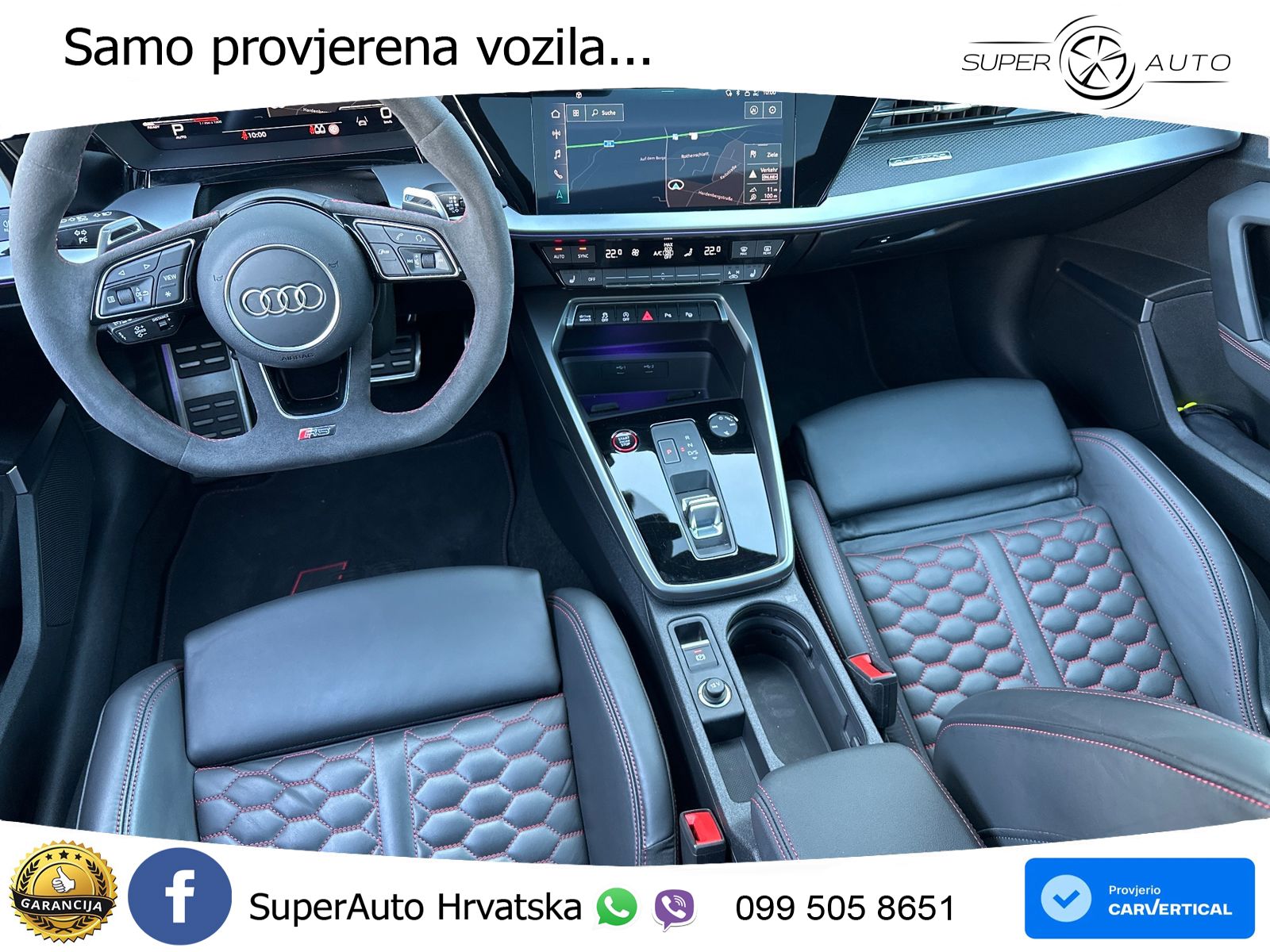 Audi RS3 Sedan 2.5 TFSI (400 KS) quattro S tronic LED+GR SJED+ACC