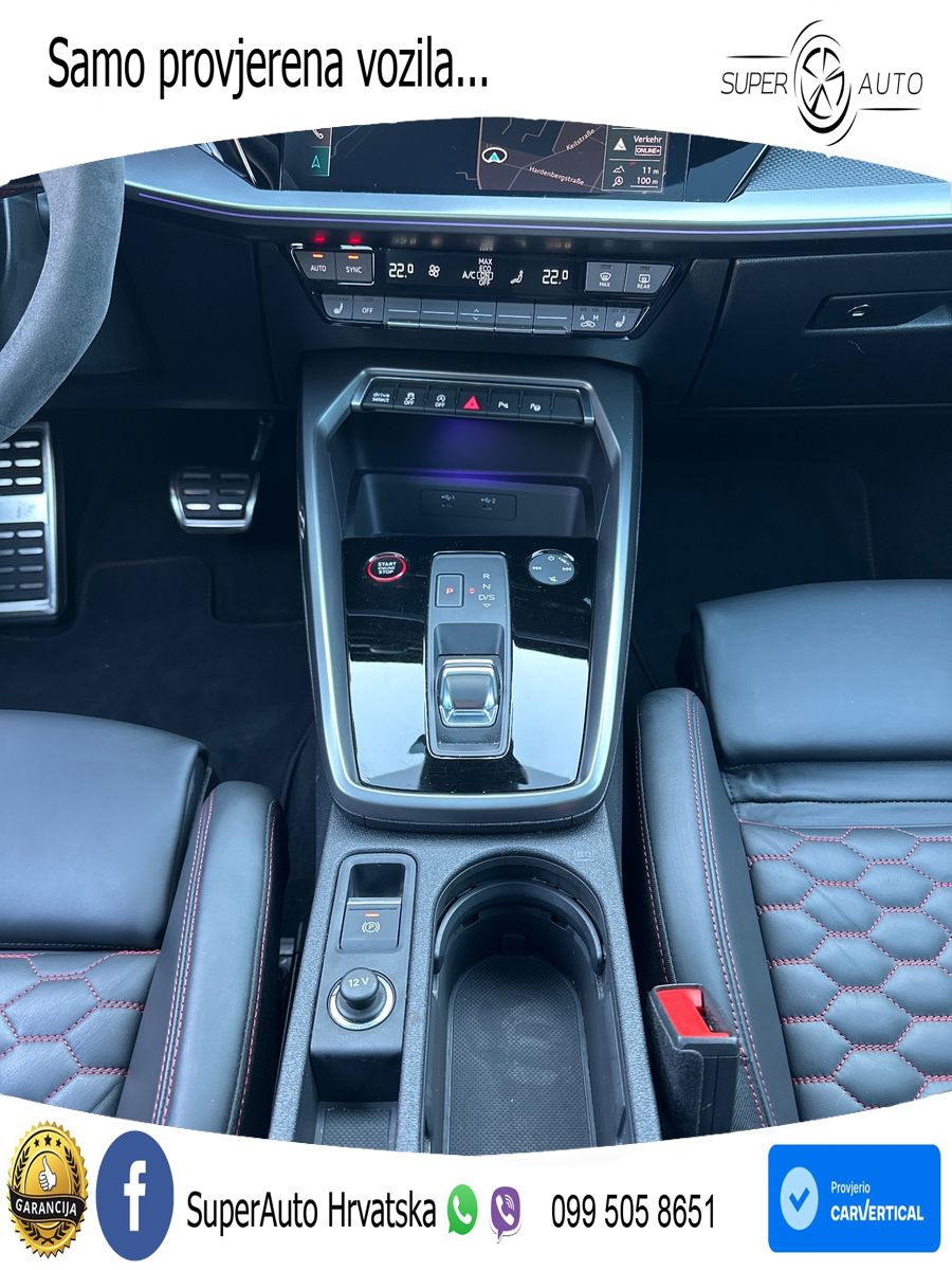 Audi RS3 Sedan 2.5 TFSI (400 KS) quattro S tronic LED+GR SJED+ACC