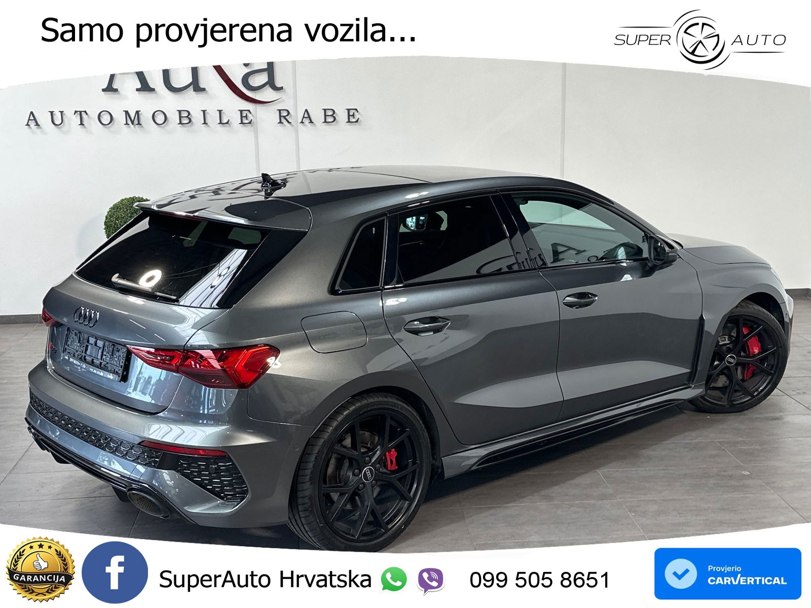 Audi RS3 Sedan 2.5 TFSI (400 KS) quattro S tronic LED+GR SJED+ACC
