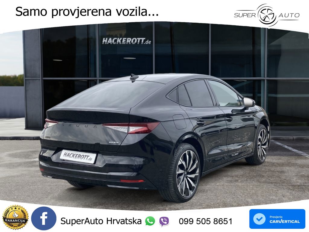 Škoda Enyaq Coupe iV 85 82 kWh (286 KS) SportLine LED+GR SJED+ACC