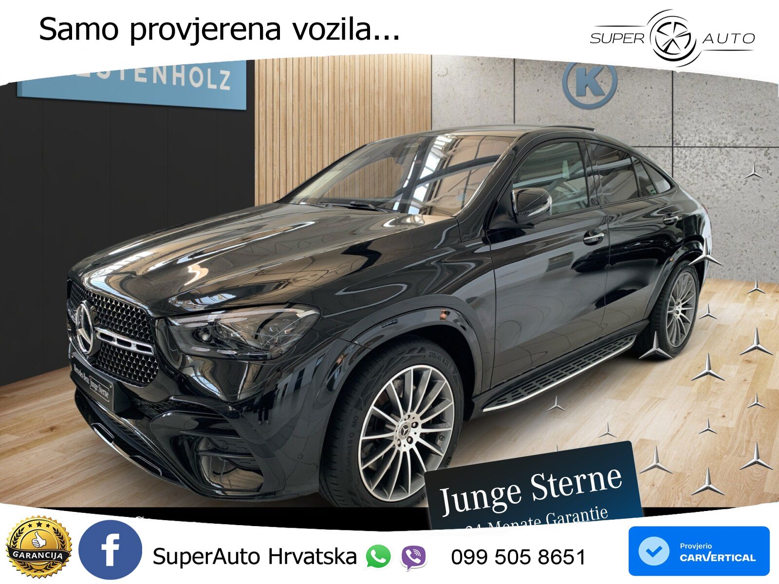 Mercedes GLE Coupe 450d (367 KS) EQ Boost 4MATIC 9G-TRONIC AMG LED+GR SJED+ACC