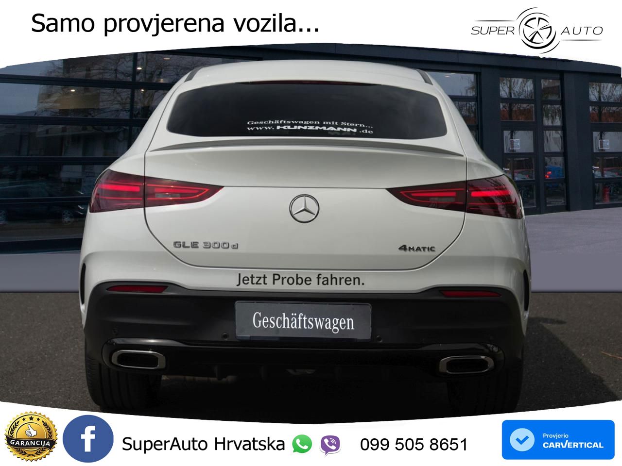Mercedes GLE Coupe 300d (269 ks) EQ Boost 4MATIC 9G-TRONIC AMG LED+GR SJED+ACC