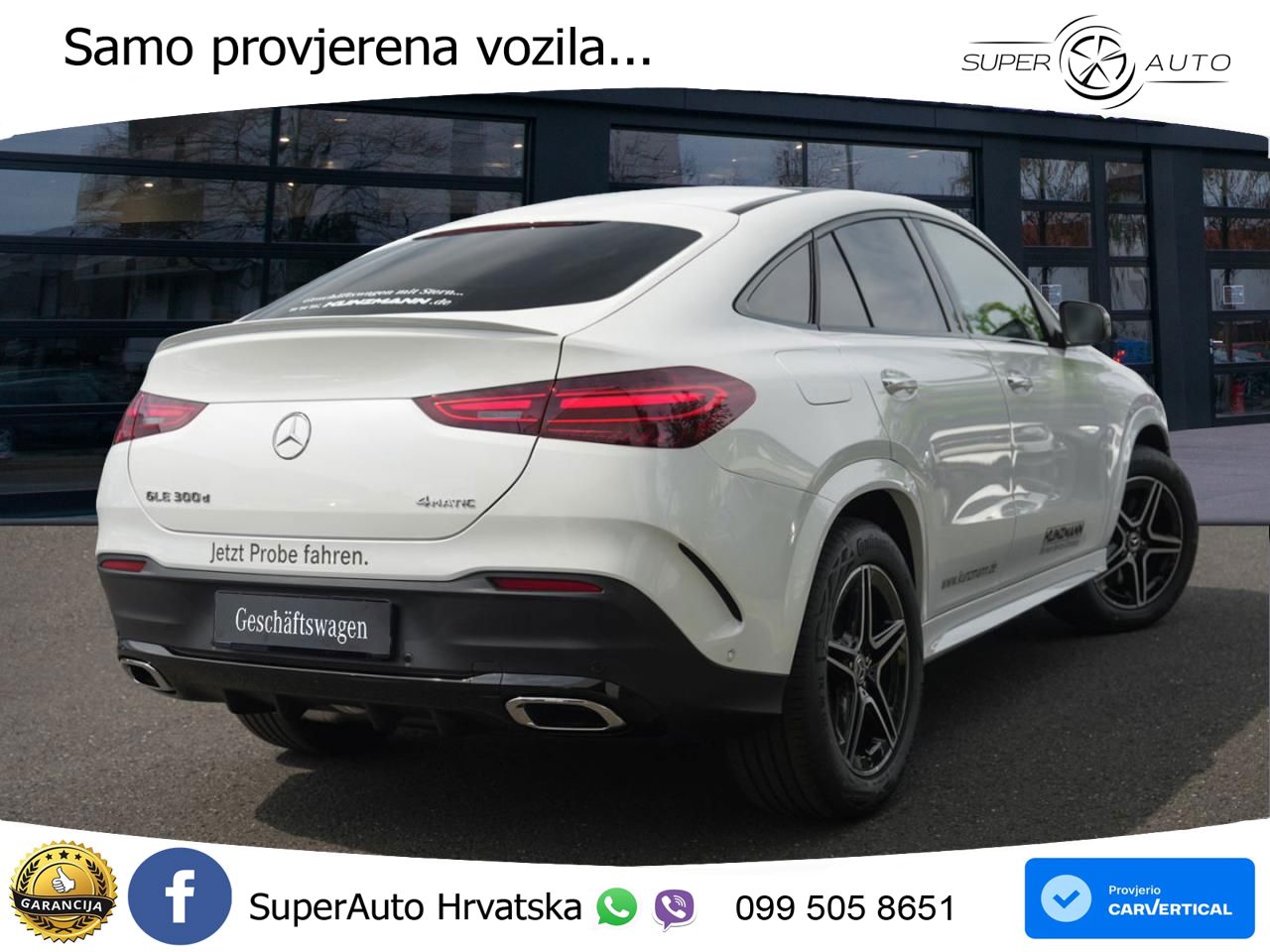 Mercedes GLE Coupe 300d (269 ks) EQ Boost 4MATIC 9G-TRONIC AMG LED+GR SJED+ACC