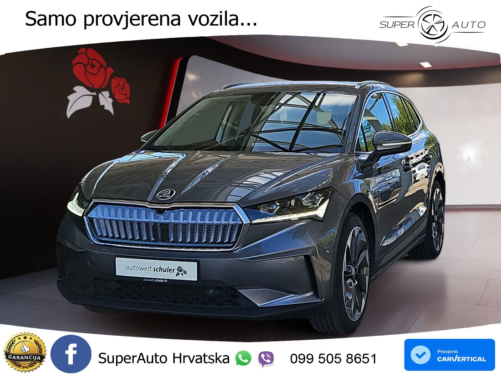 Škoda Enyaq iV 80x 82 kWh (265 KS) AWD LED+GR SJED+ACC