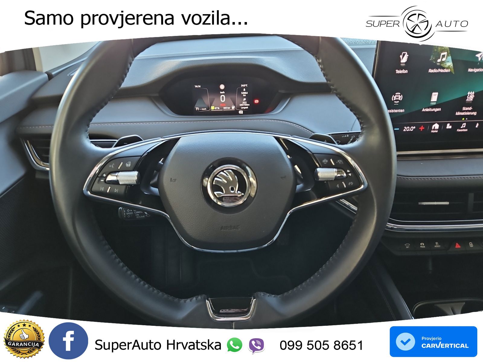 Škoda Enyaq iV 80x 82 kWh (265 KS) AWD LED+GR SJED+ACC