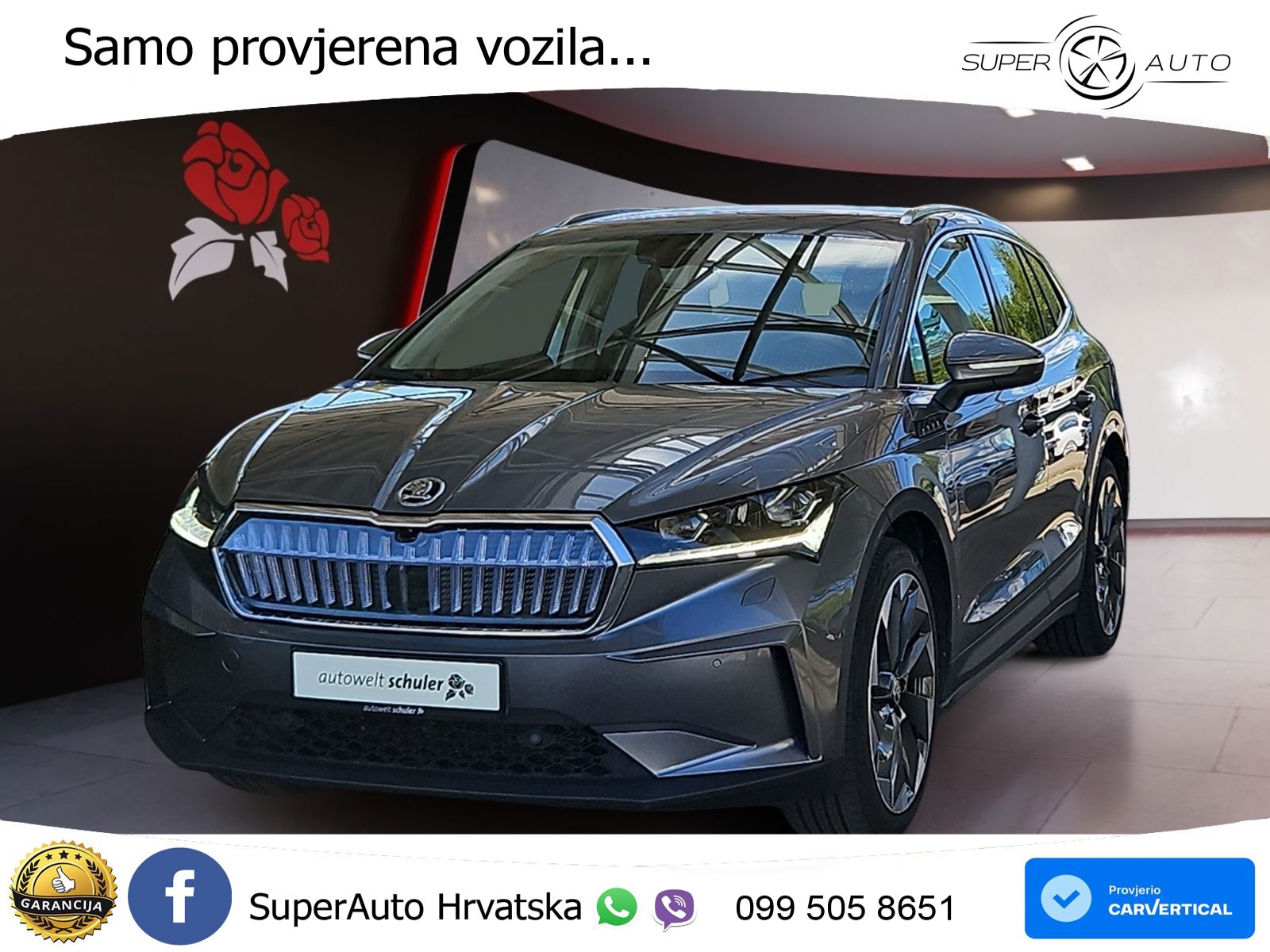 Škoda Enyaq iV 80x 82 kWh (265 KS) AWD LED+GR SJED+ACC