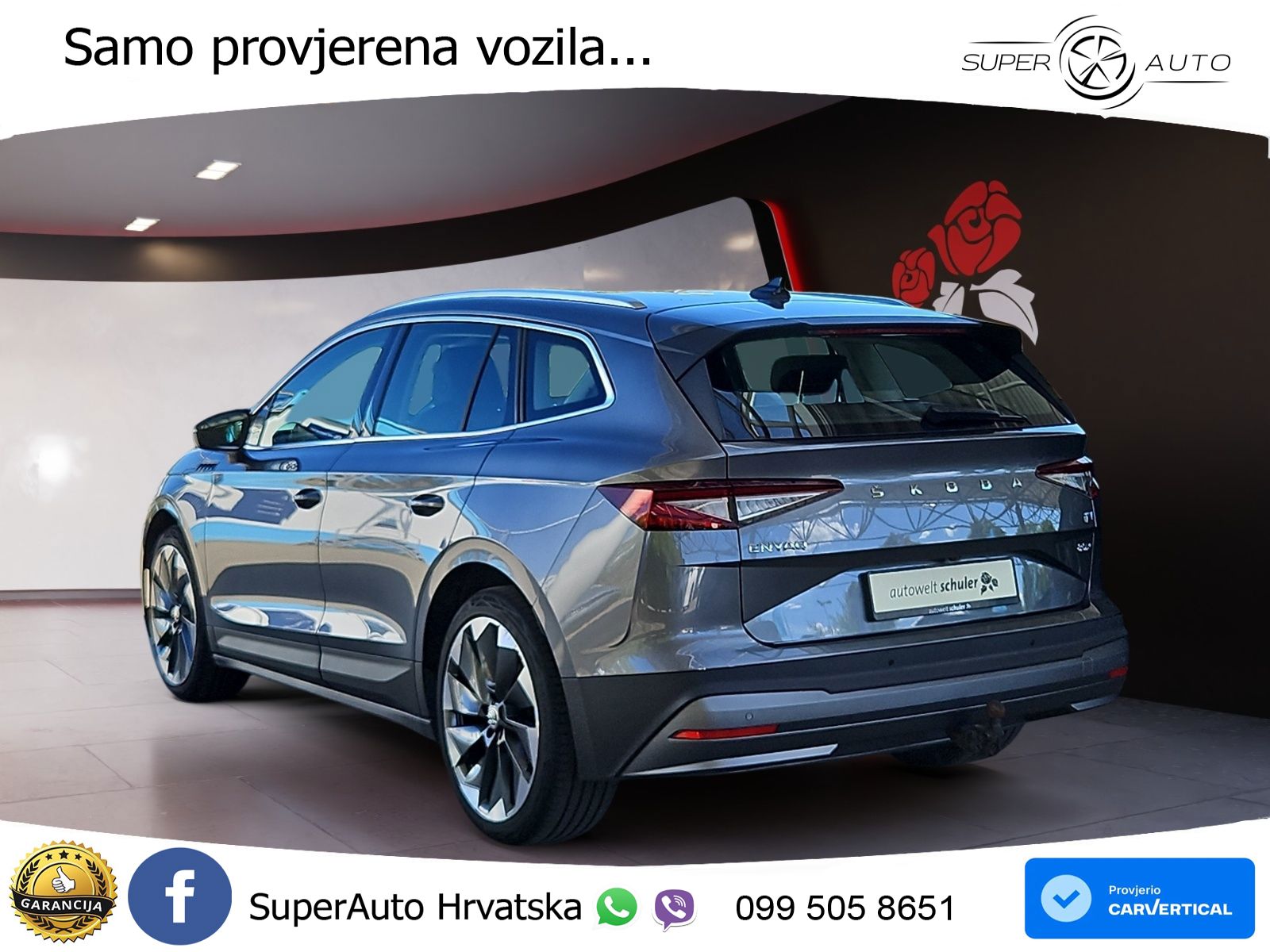 Škoda Enyaq iV 80x 82 kWh (265 KS) AWD LED+GR SJED+ACC